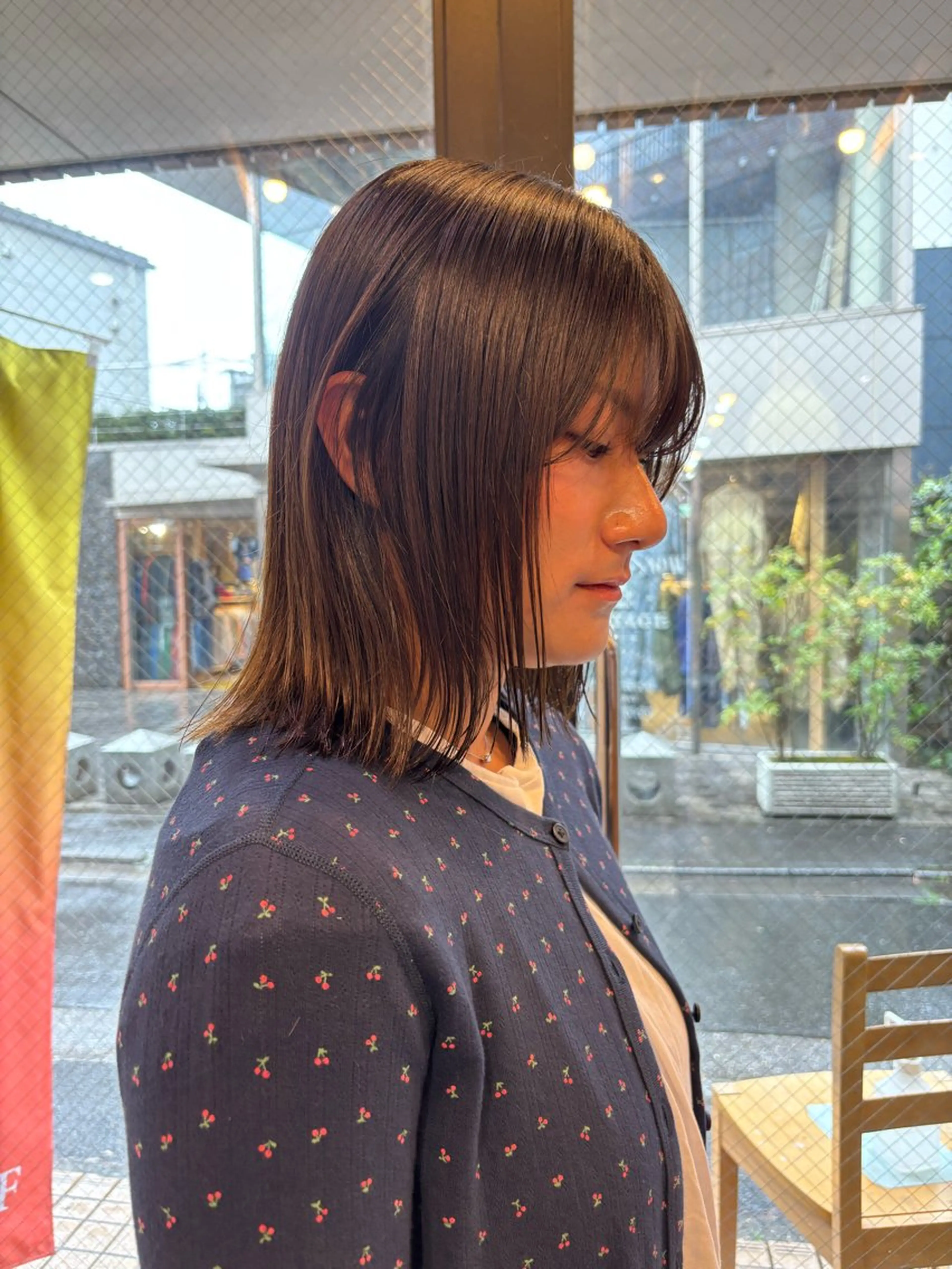 ショート カラー ヘアカラー トリートメント レイヤーボブ🎵 エクステ/りりのヘアスタイル