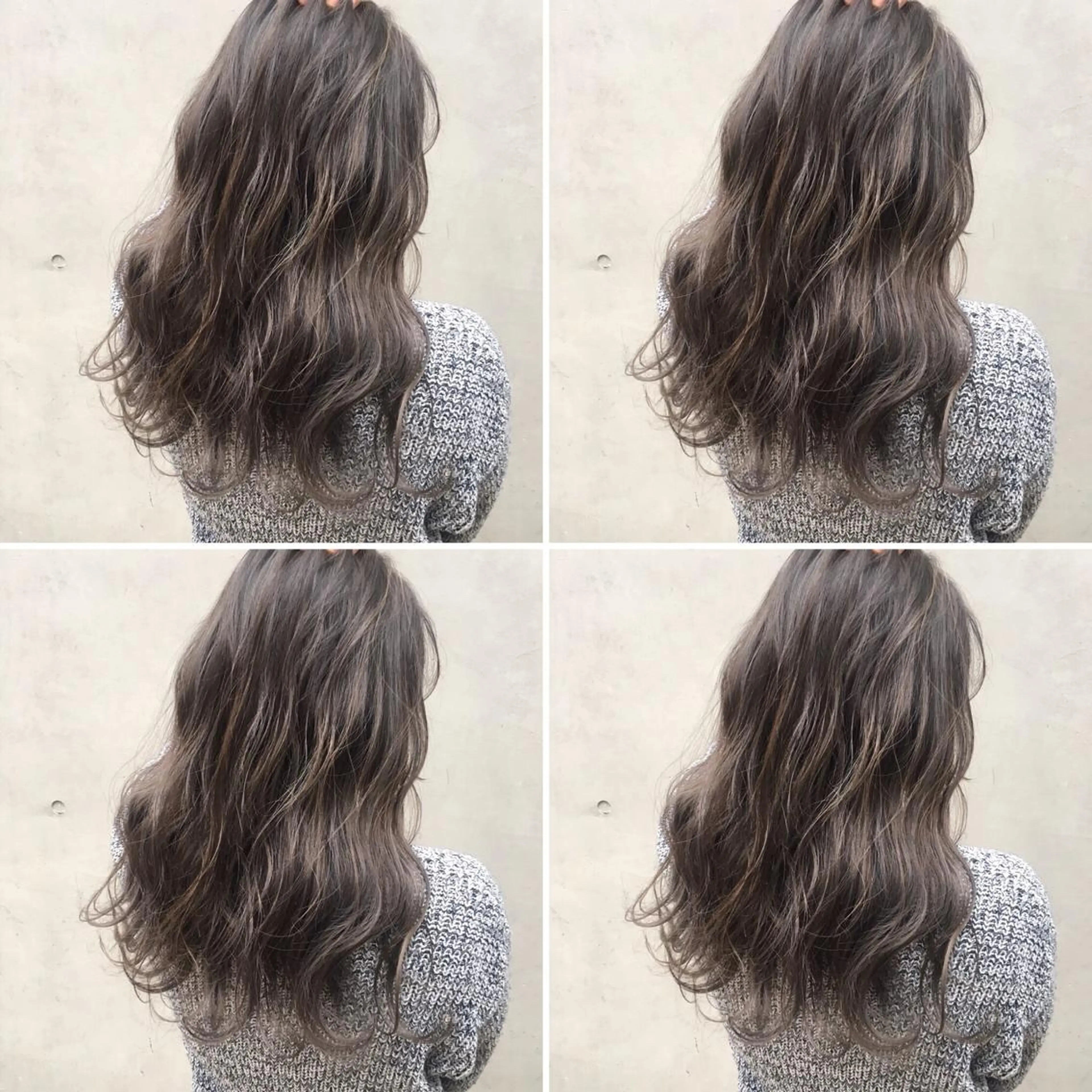 セミロング カラー アディクシーカラー アクアカラー バレイヤージュ ブリーチ ケアブリーチ 【美髪矯正】【スト カール】小野村翔太のヘアスタイル