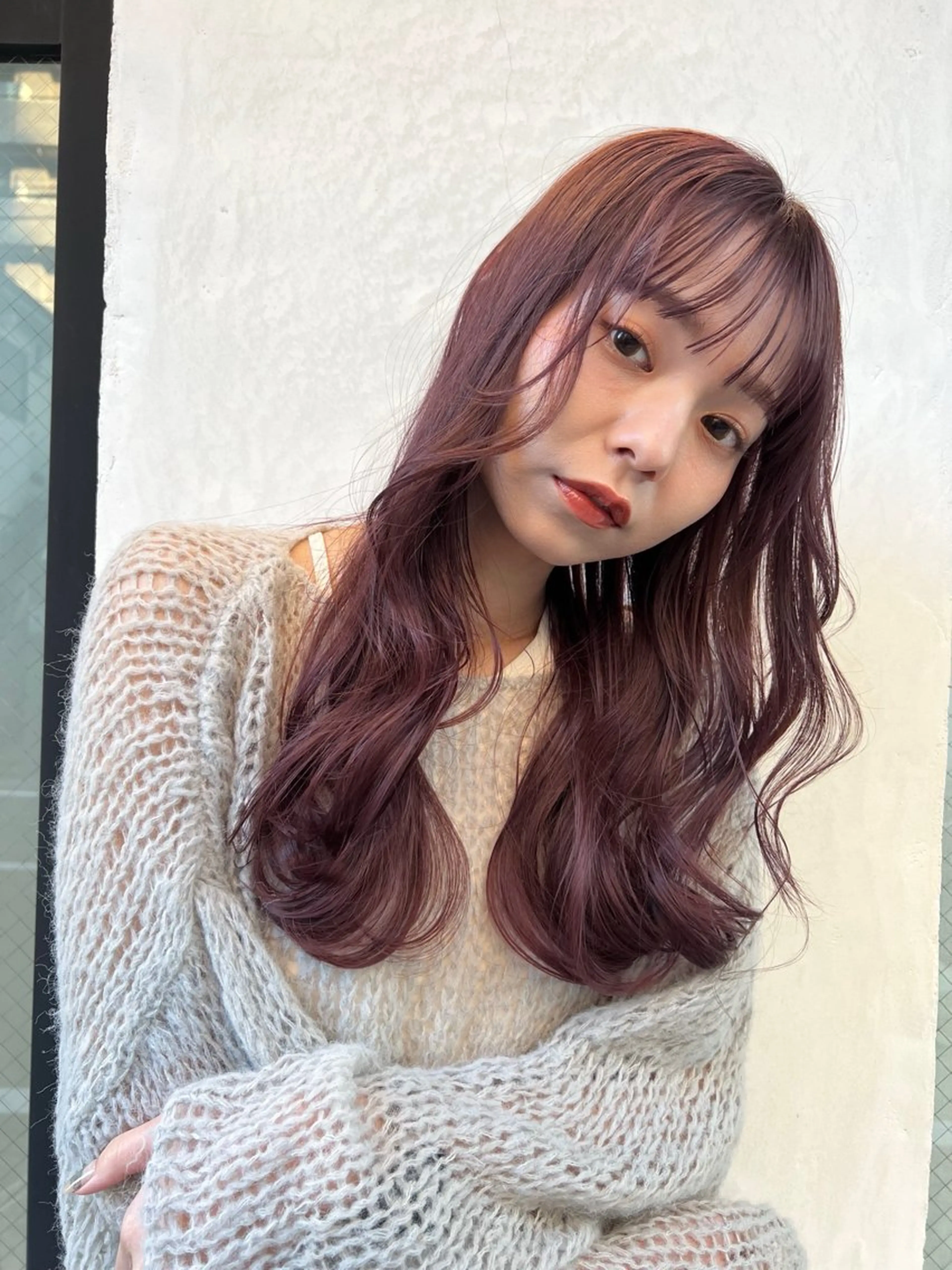 ロング 韓国モテhair🍑 momoのヘアスタイル