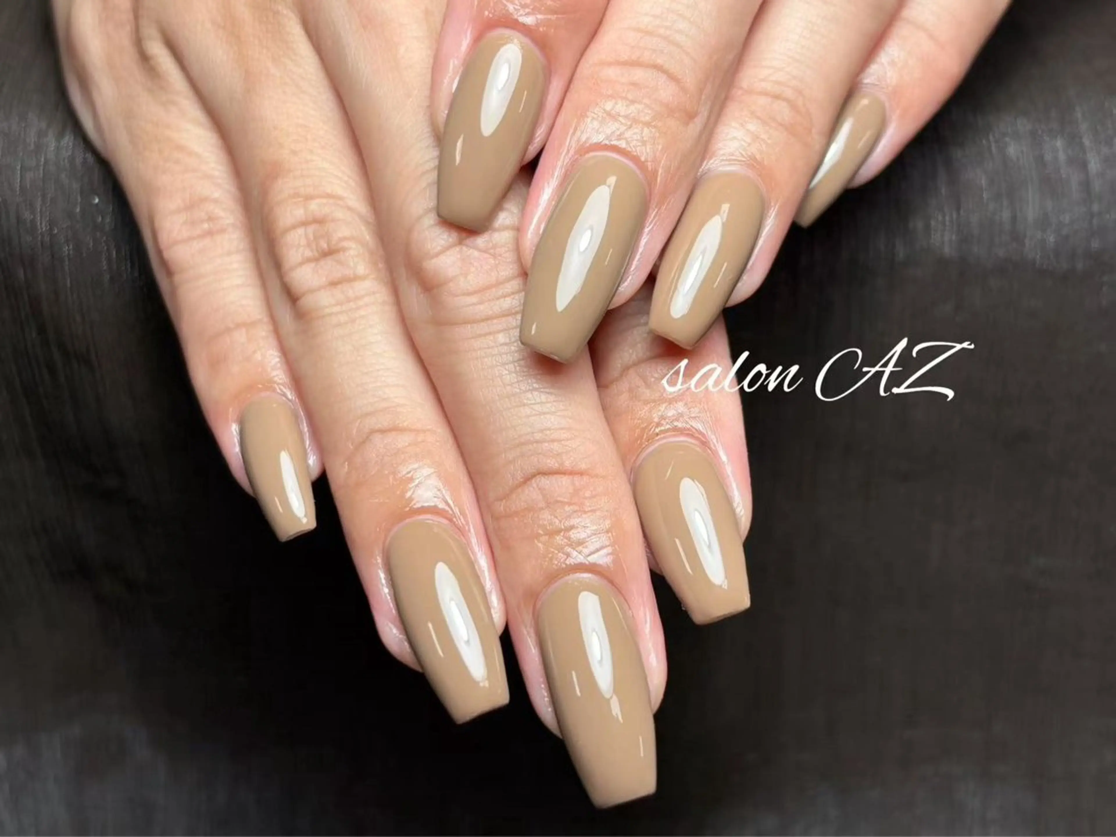 ネイル アートネイル 長さ出し フットネイル フレンチネイル ジェルネイル salon AZのネイルデザイン