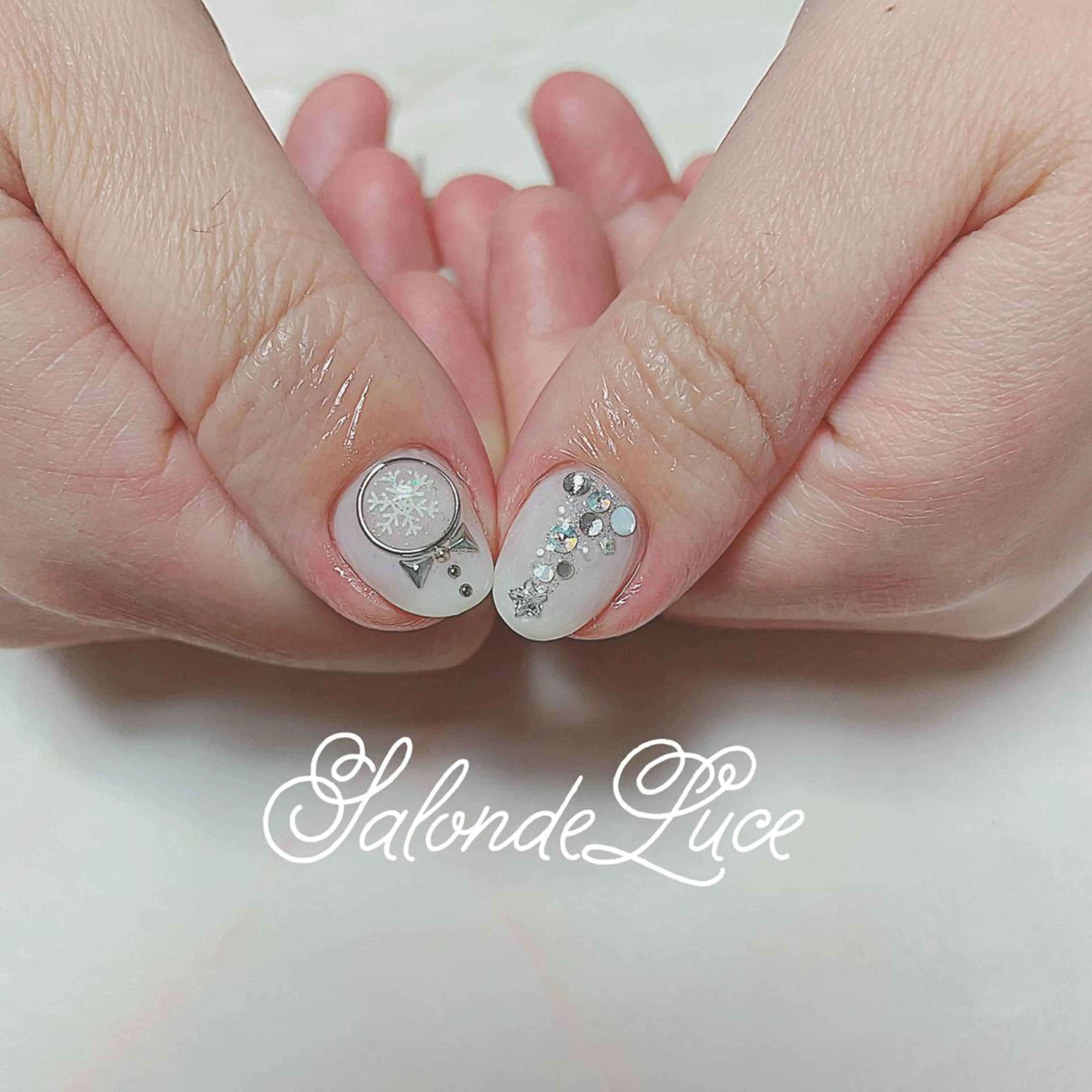 ネイル 冬ネイル クリスマス Salon de Luceのネイルデザイン