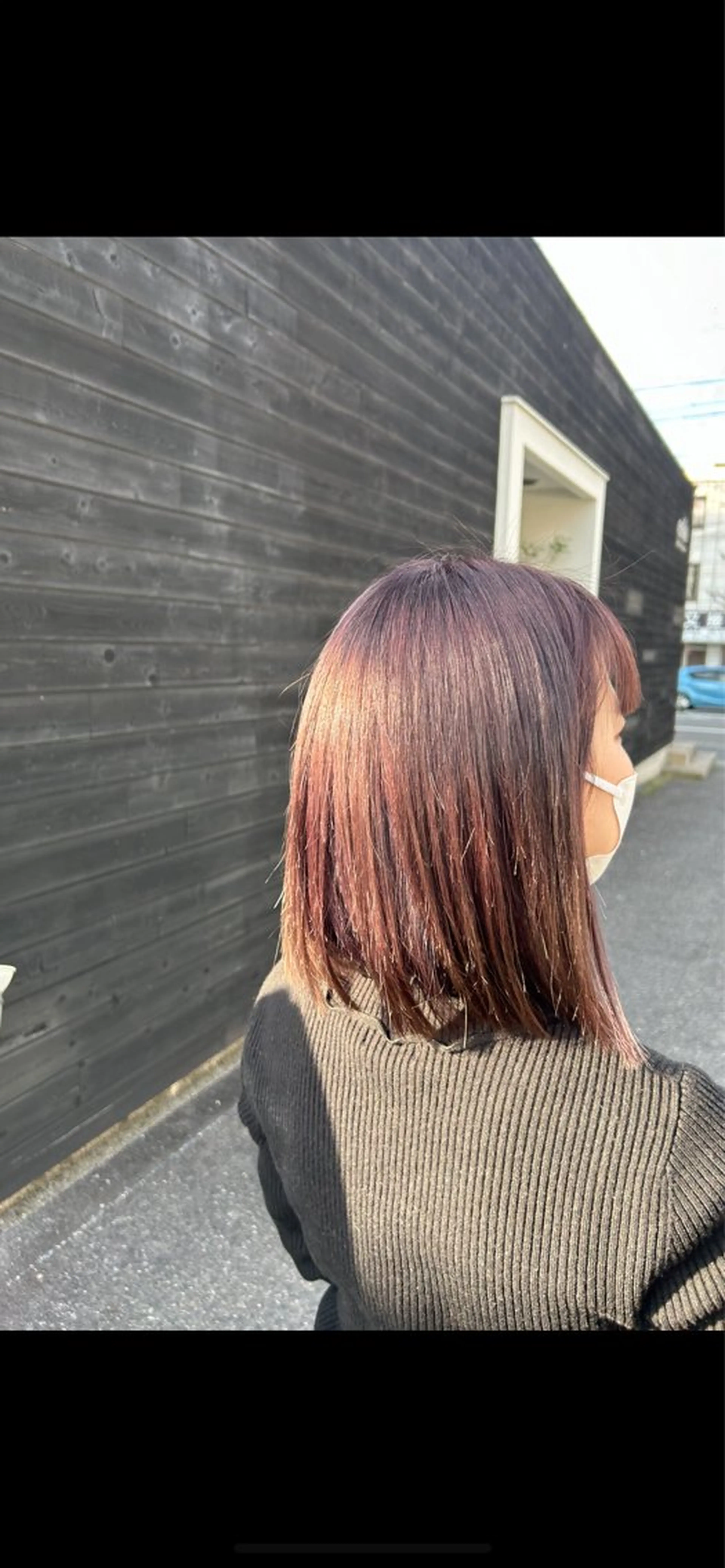 カラー ラベンダーカラー 福井 愛瑠のヘアスタイル