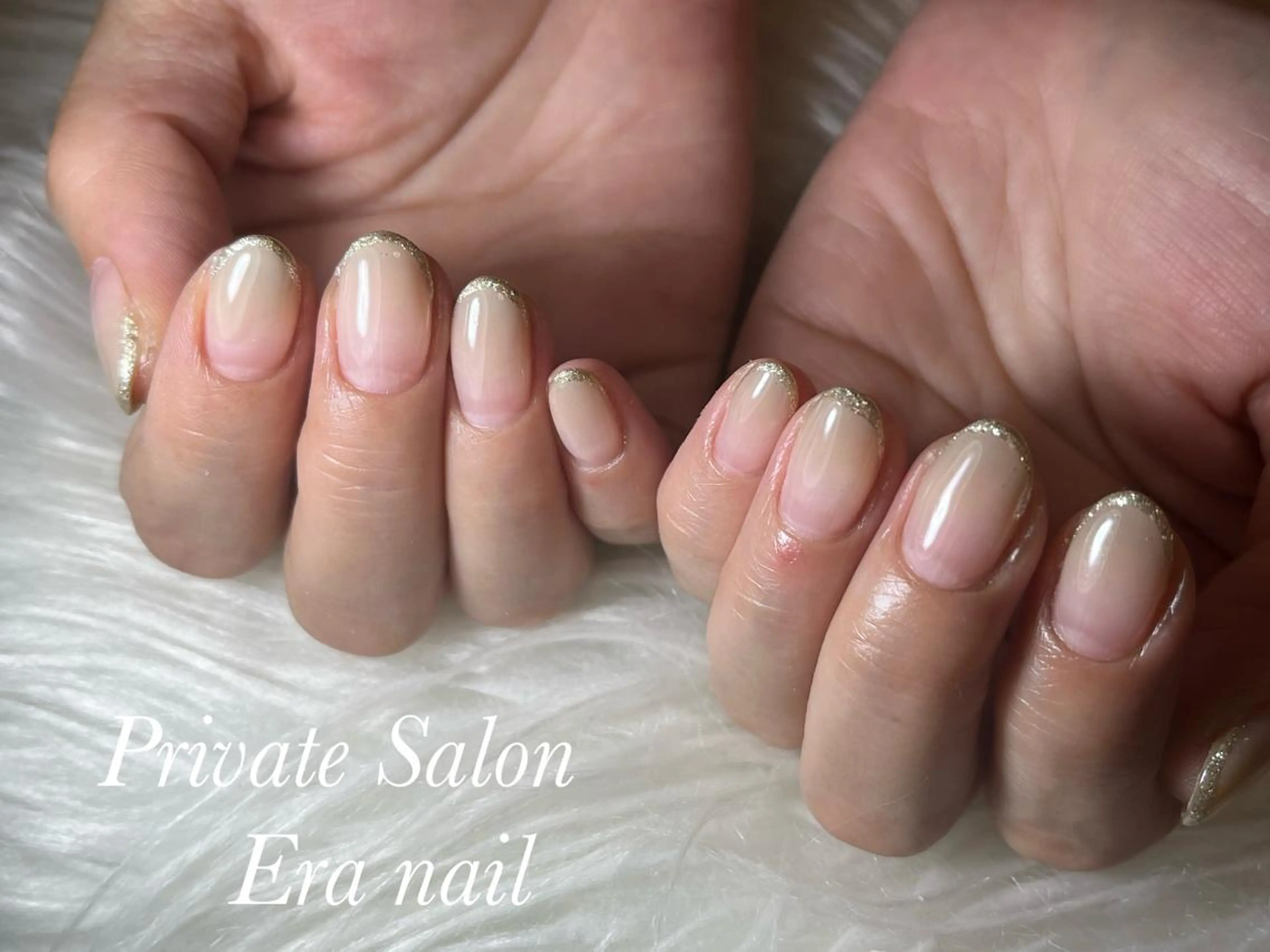 ネイル グラデーション ラメ(グリッター) Era nailのネイルデザイン