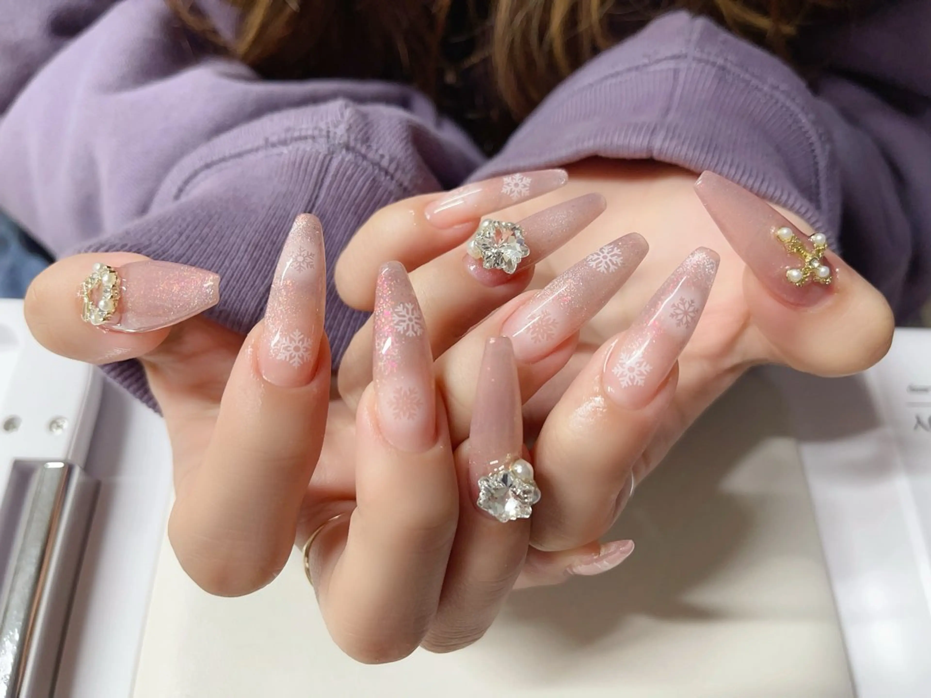 ネイル 冬ネイル クリスマス nail  salon  AI所属・nail salon AIのネイルデザイン