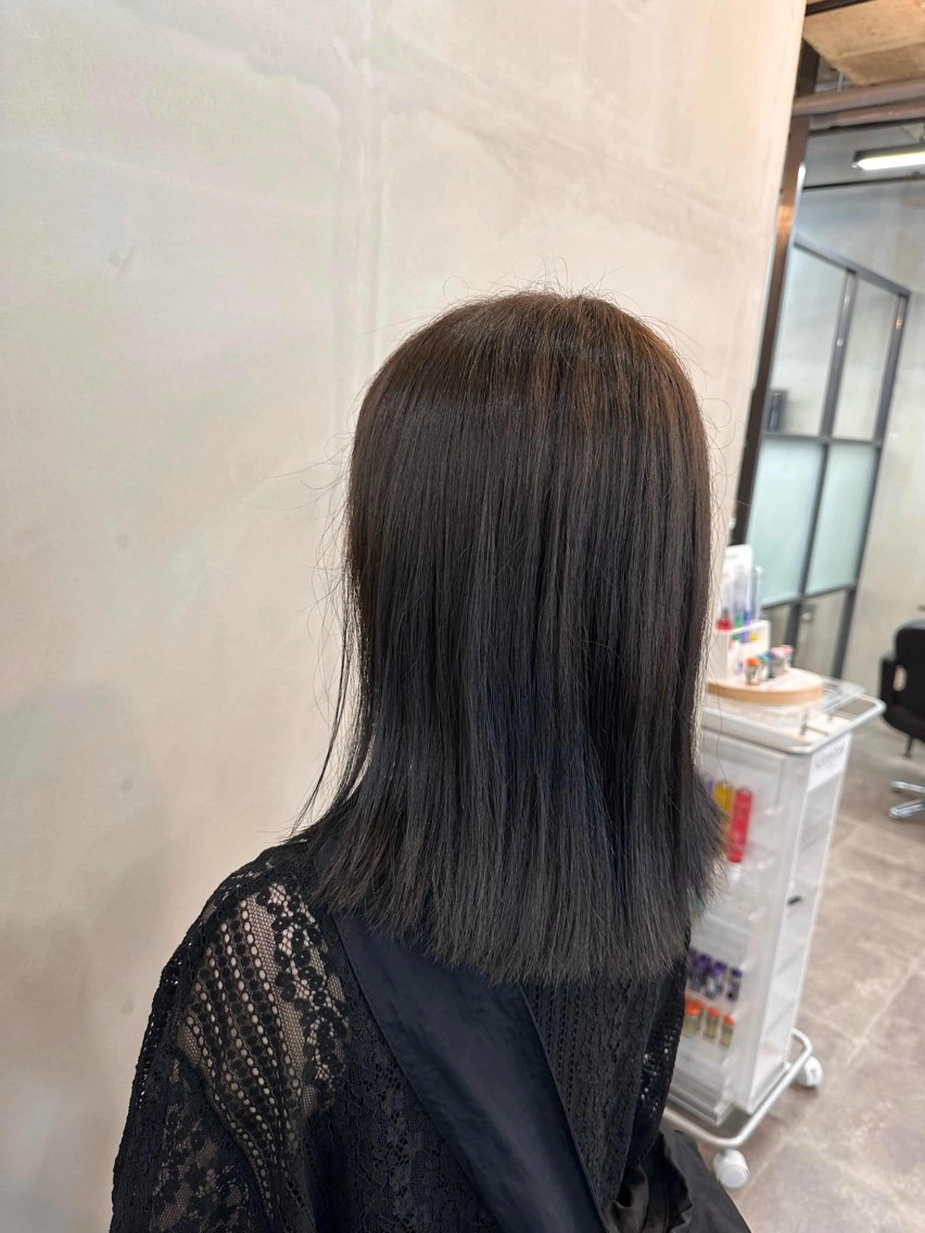 ミディアム カラー ヘアアレンジ cecil hair 難波店所属・髪質改善透明感カラー /SHOGO☀️のヘアスタイル