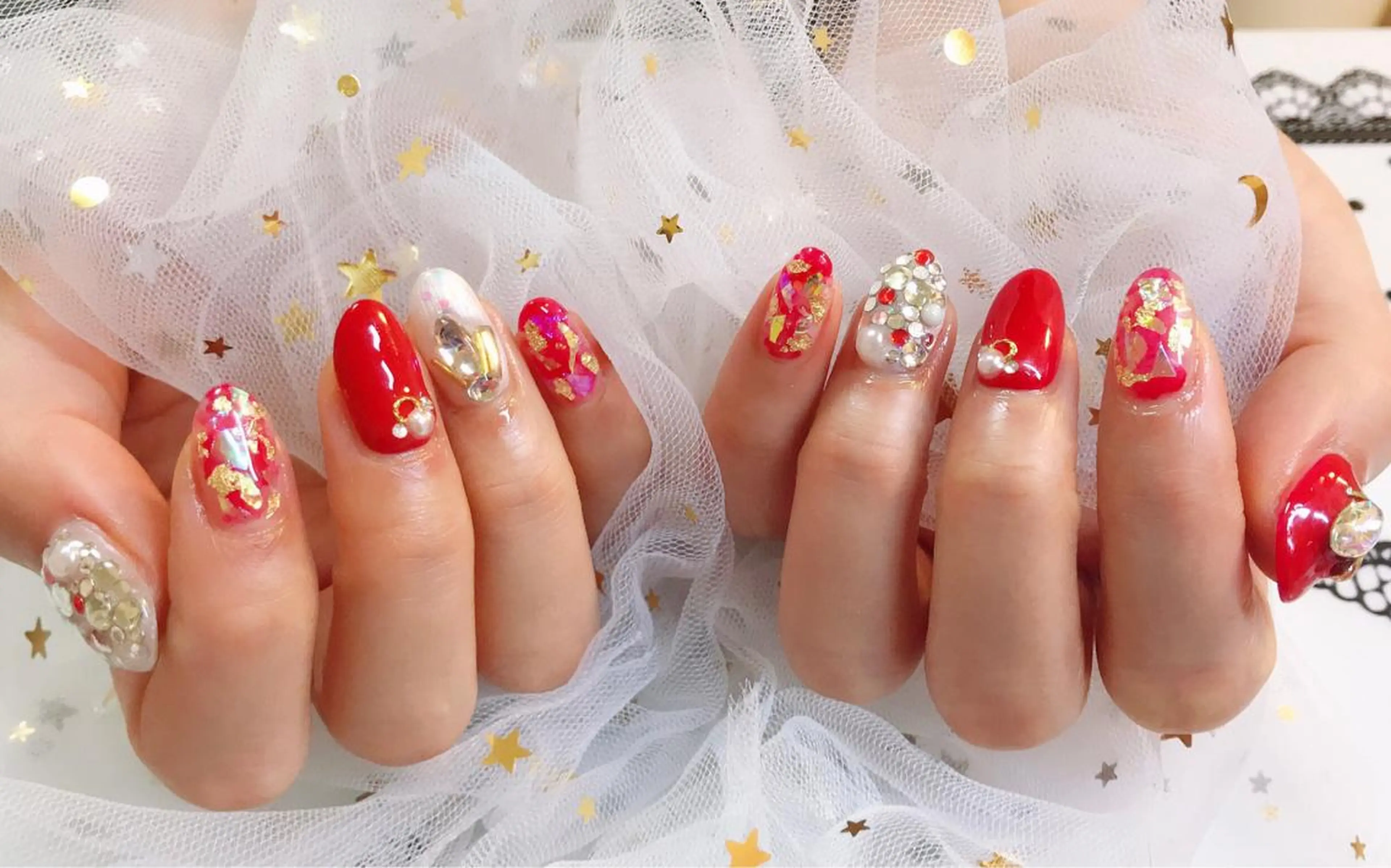 カラー ネイル Q Free nailsのネイルデザイン