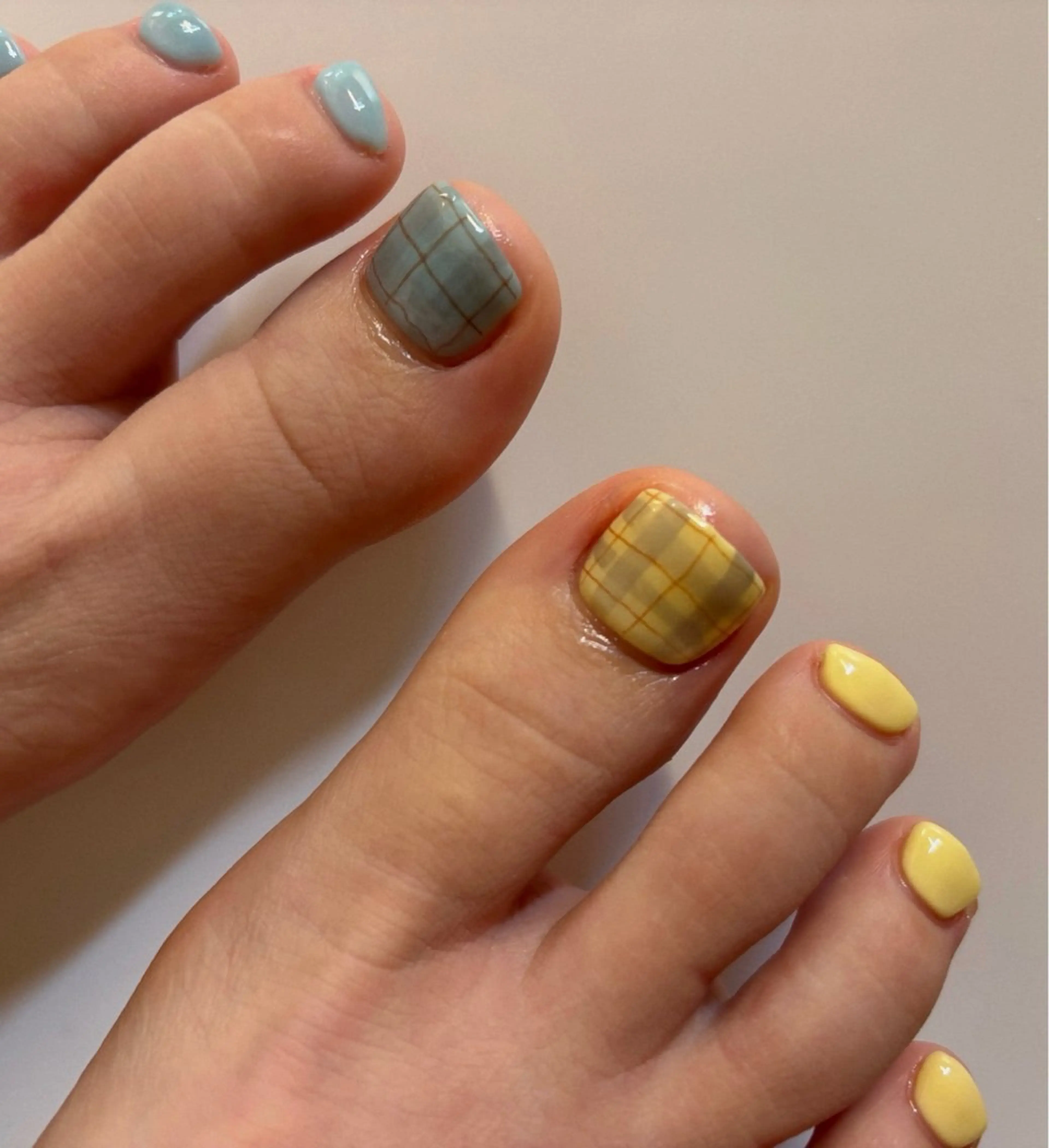 フット親指のみアート《オフあり＋500円》の写真