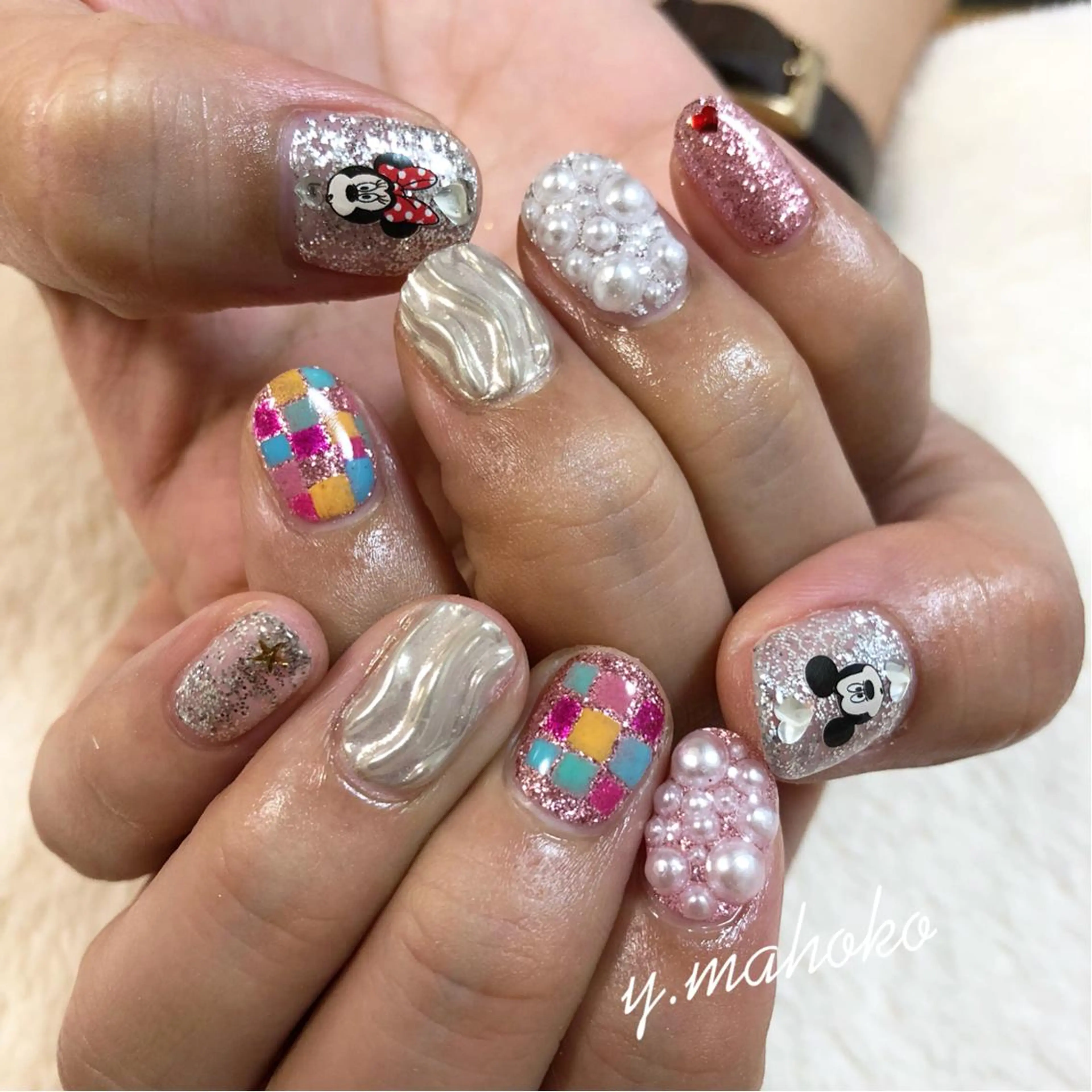 ネイル She nail studio 原宿所属・パラジェル有/ スカルプ/mahoのネイルデザイン
