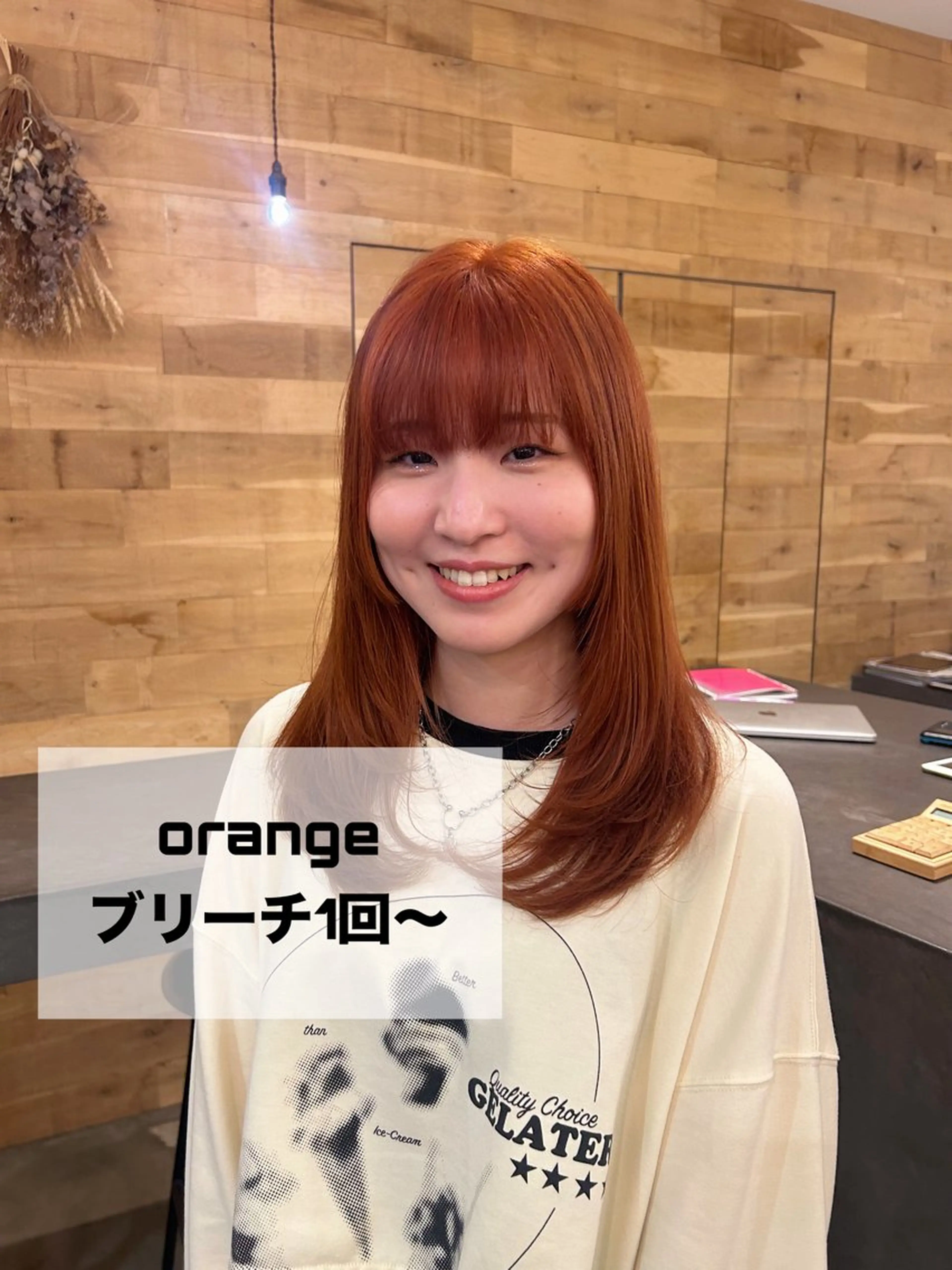 ロング dulce oro所属・円山/ブリーチ/暖色 Kiriのヘアスタイル