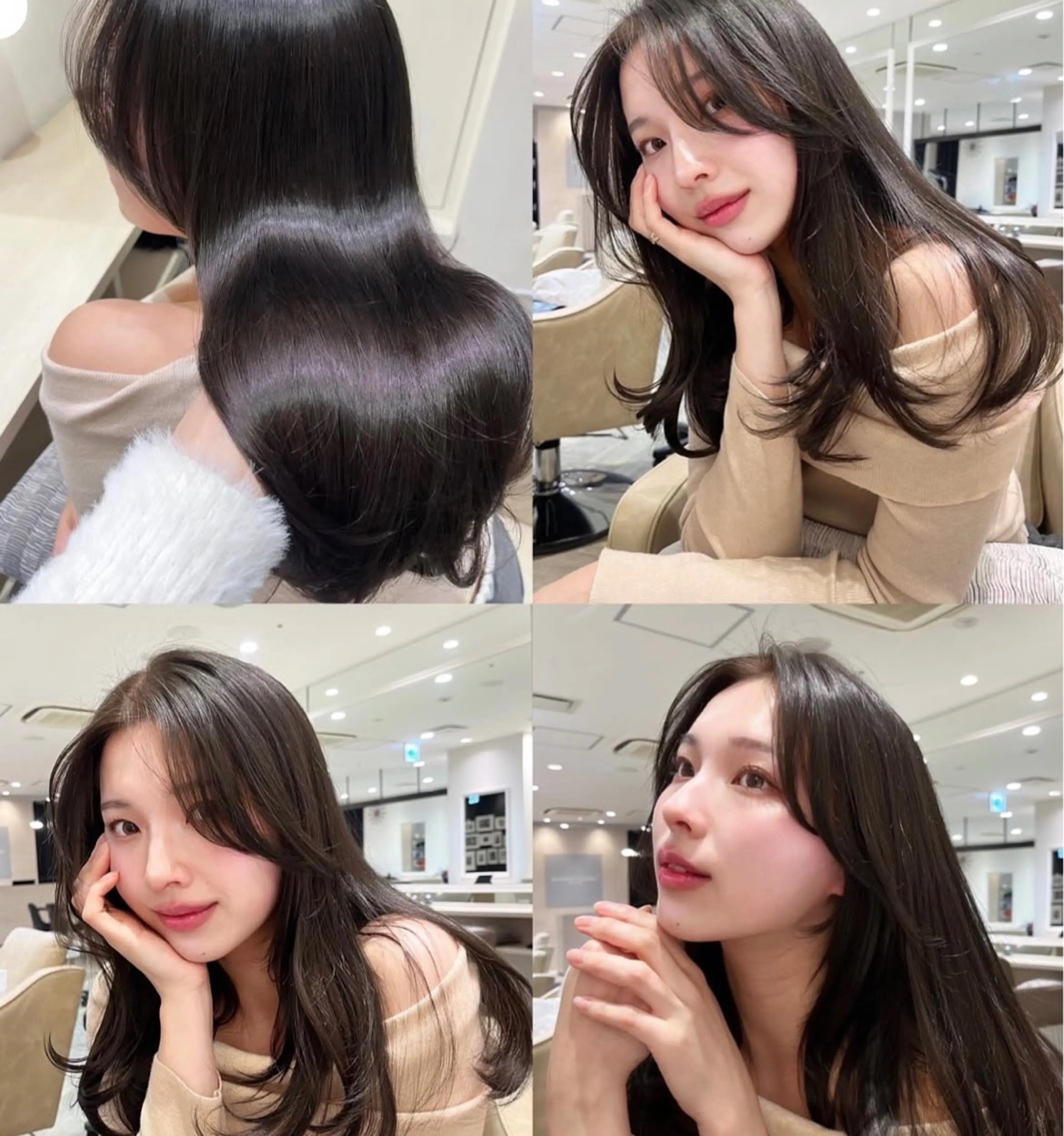 cut ➕ 1 color ➕ piemiere treatment 💋の写真