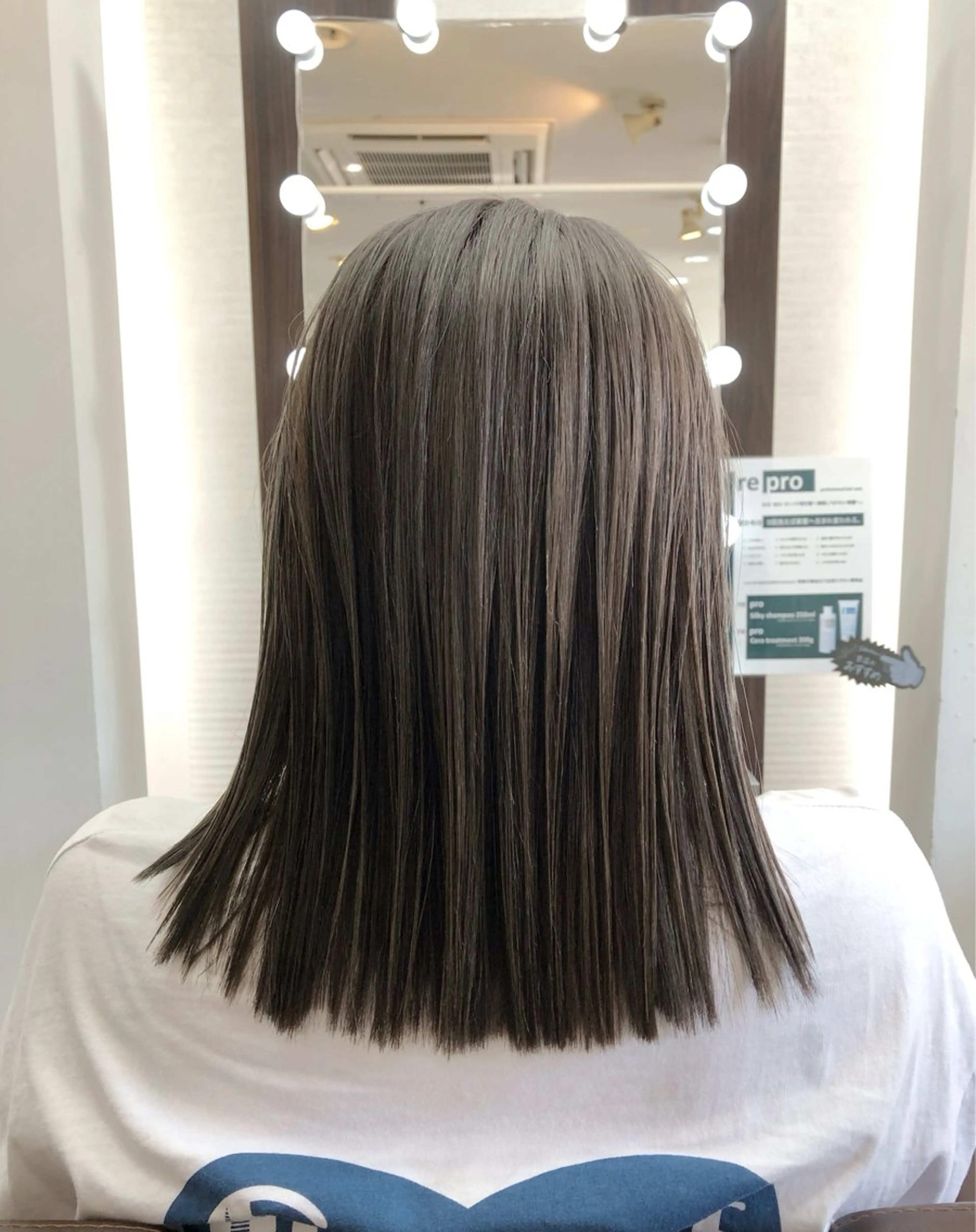 セミロング カラー カット ヘアカラー トリートメント ヘッドスパ FORMA所属・美髪育成 FORMA代表　関のヘアスタイル