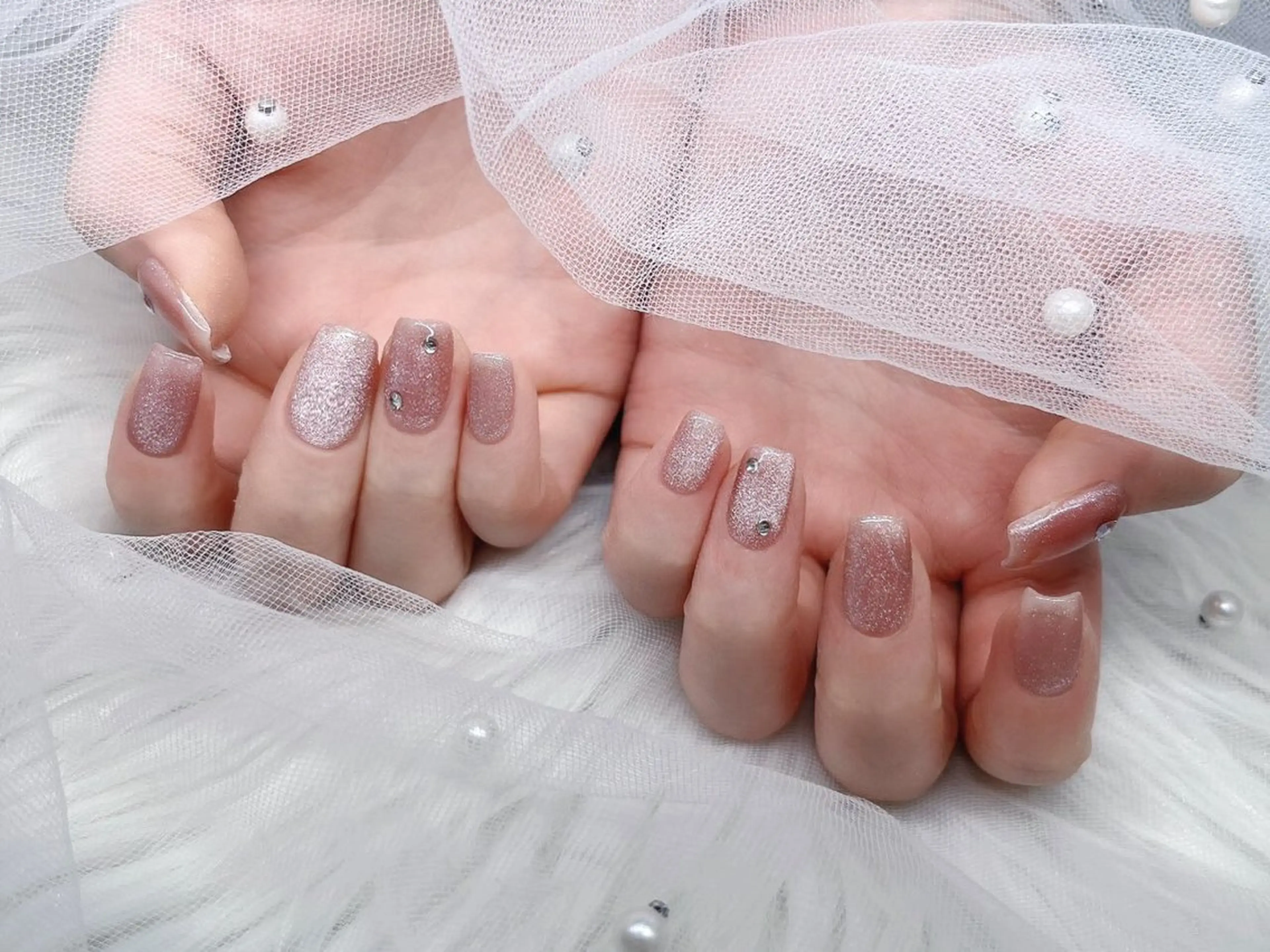 ネイル 長さ出し フットネイル フレンチネイル ジェルネイル 韓国ネイル ハンドネイル Nikoネイルサロン 高田馬場店のネイルデザイン