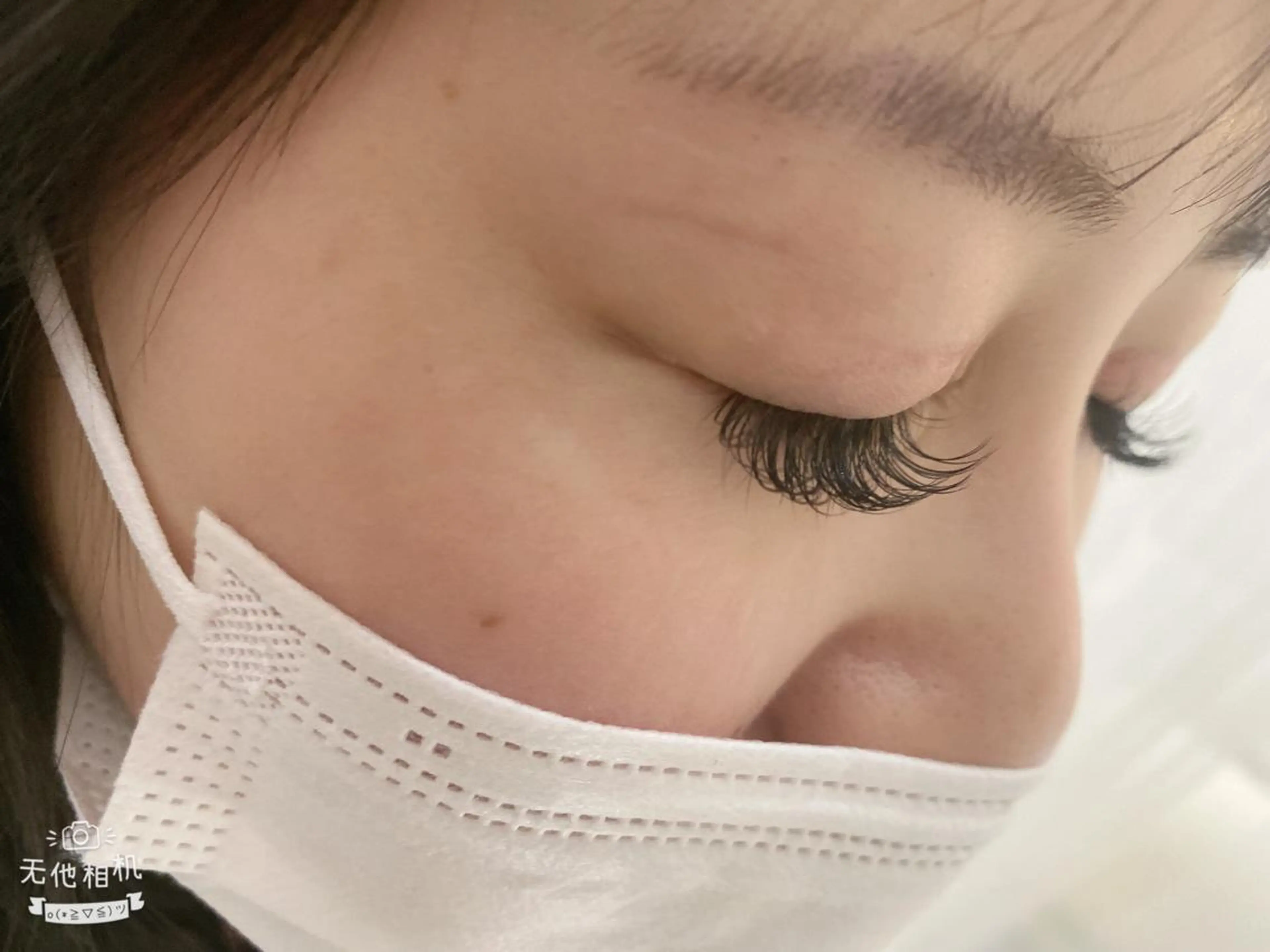 【コーテイング剤付】最強持続力Lカールフラットラッシュ140本￥の写真