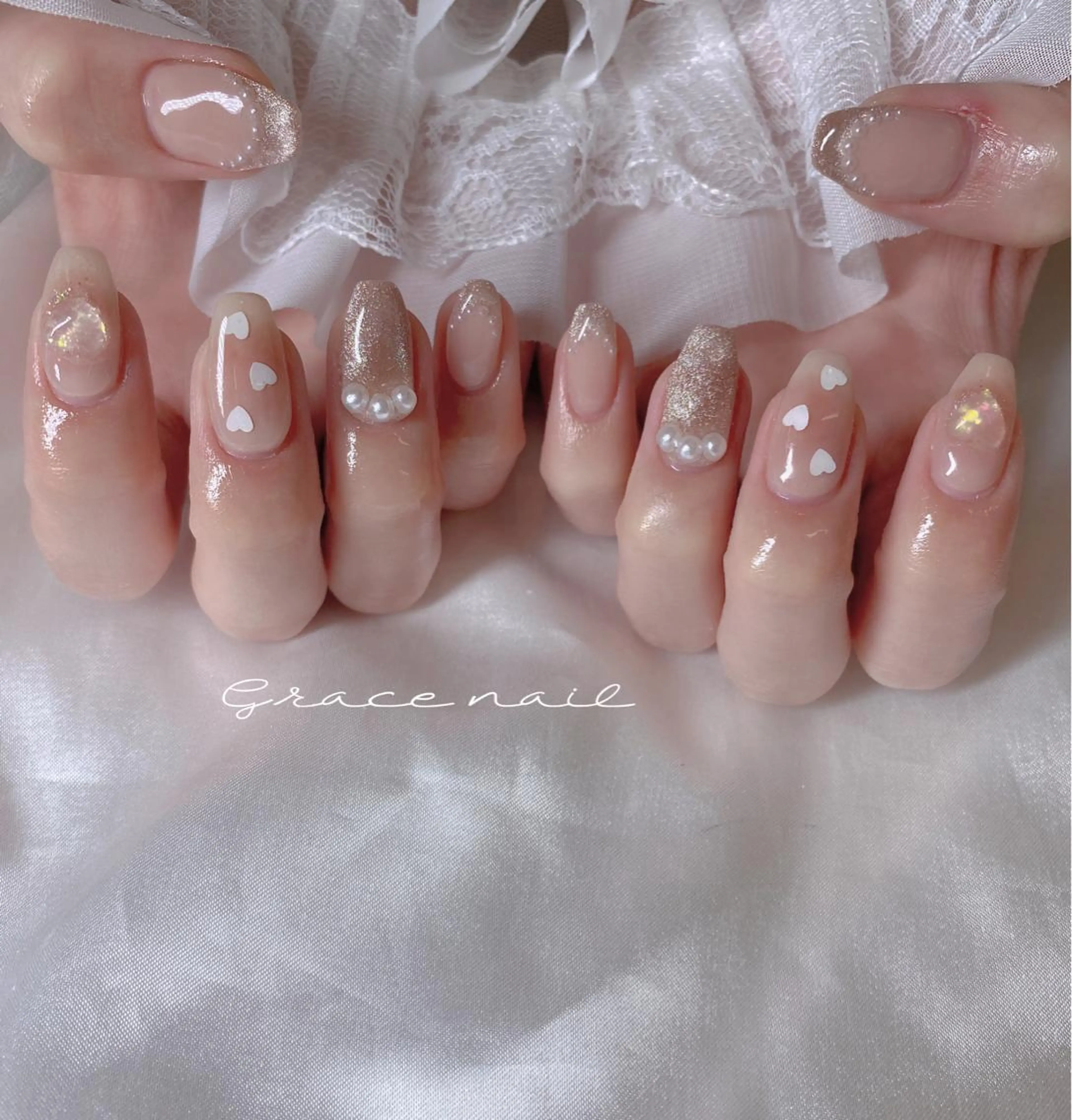 ネイル ハンドネイル ☆*｡Grace Nail｡*☆のネイルデザイン