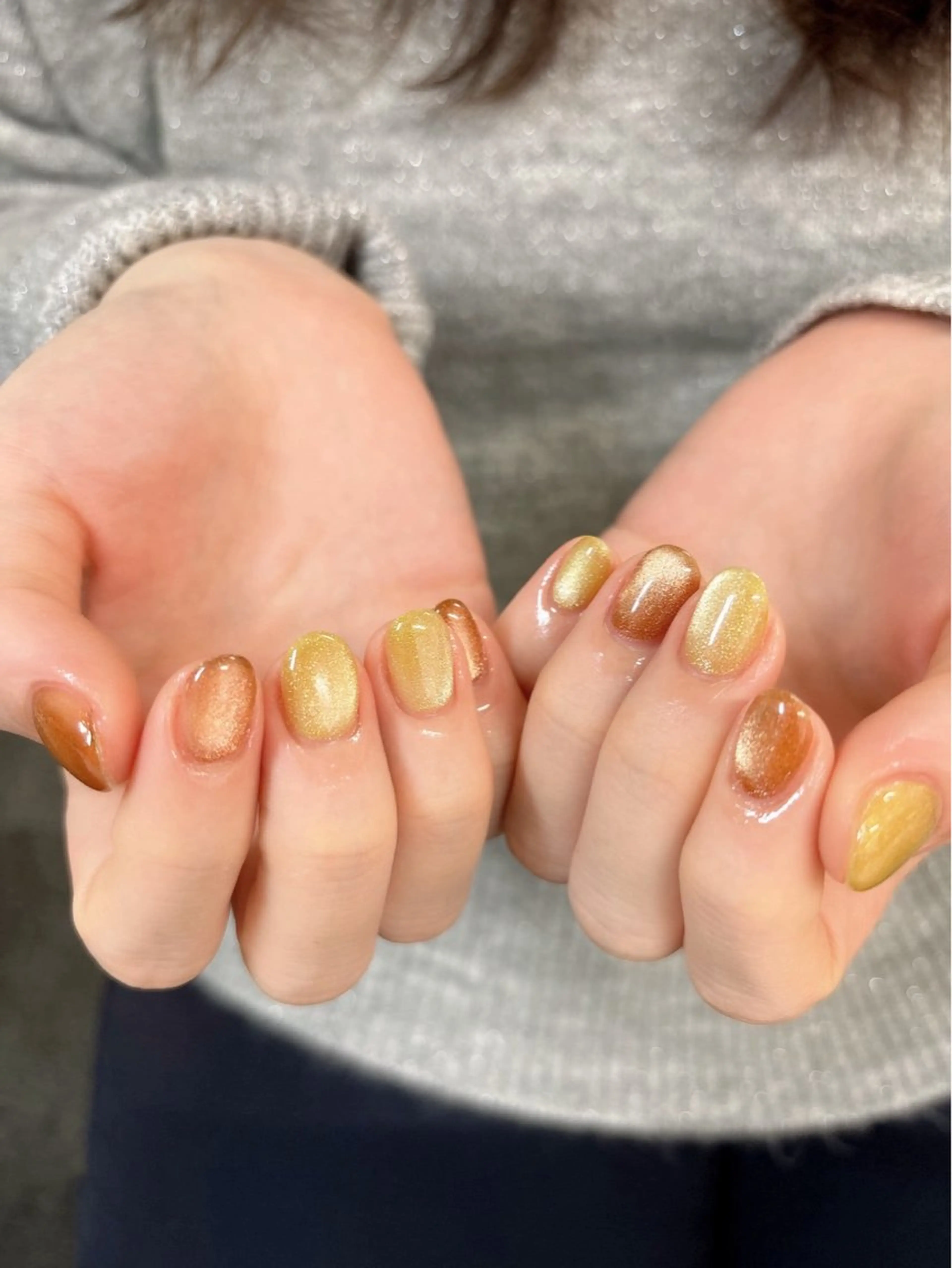 ネイル マグネットネイル ハンドネイル フットネイル ハンドケア 心斎橋Salon Epokkuのネイルデザイン