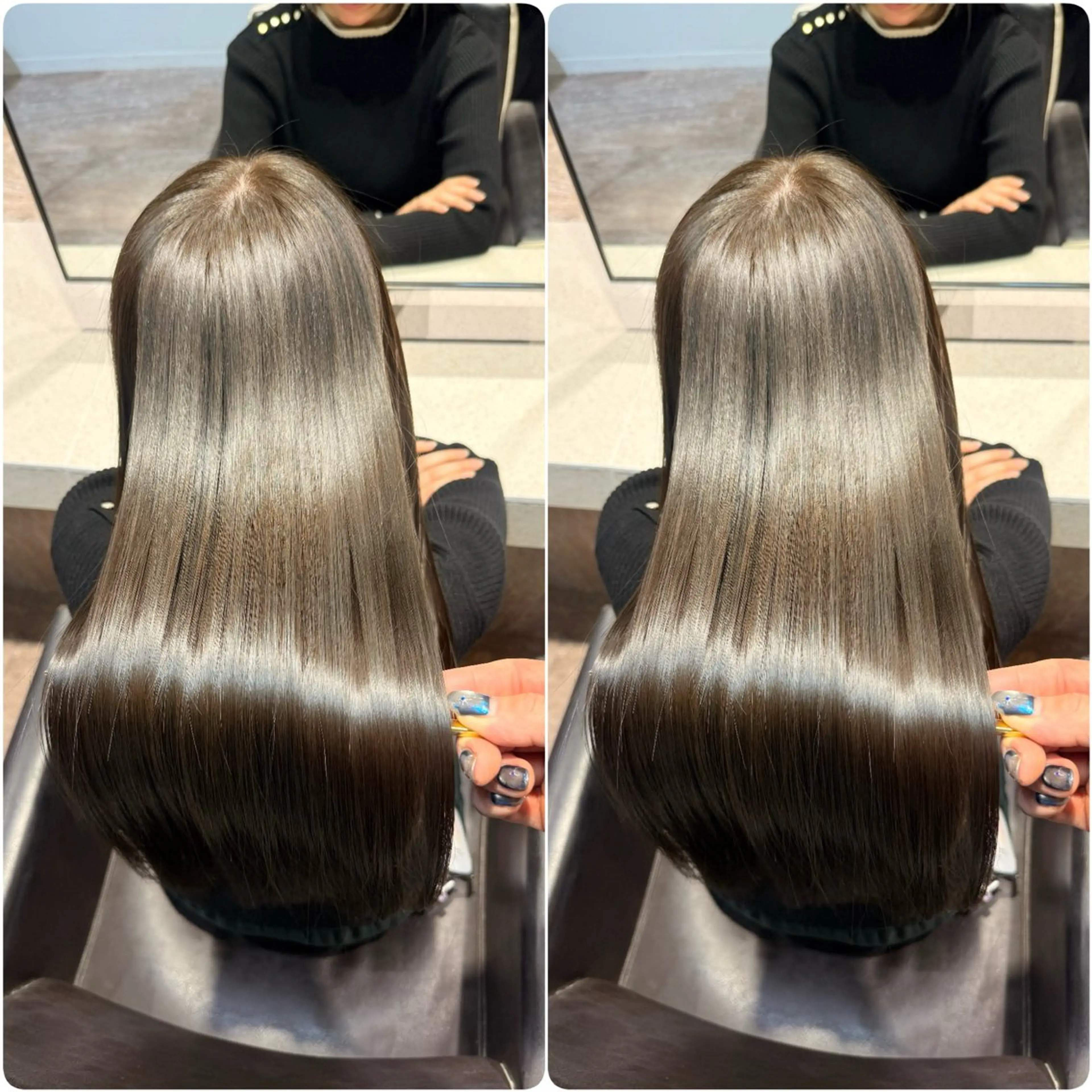 ロング カラー ヘアカラー トリートメント youres hair 髪質改善トリートメント&ヘッドスパ　新宿EAST所属・🌹ULTOWA🌹 髪質改善/縮毛/店長のヘアスタイル