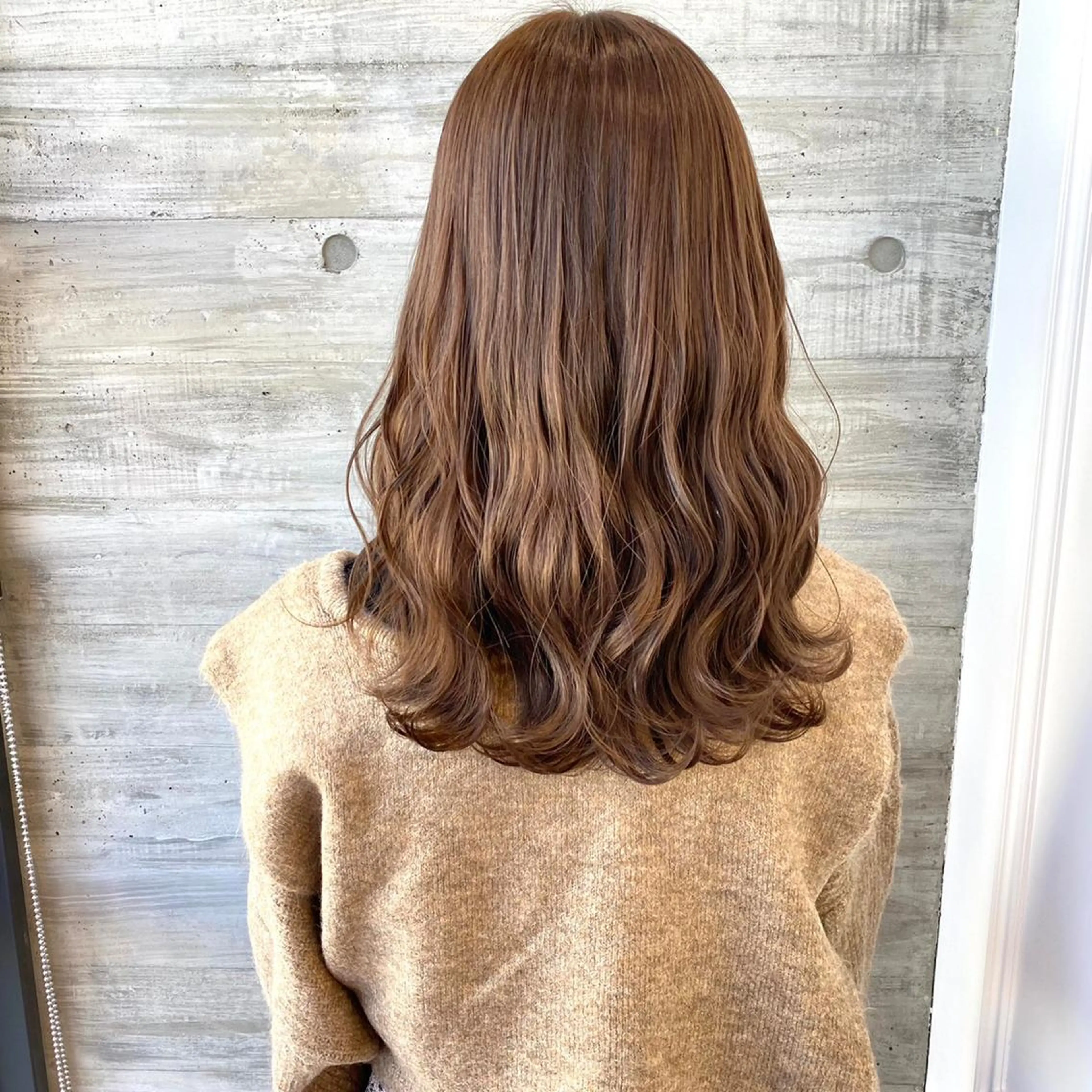 セミロング カラー Parve Mix /頓宮 稚愛🤍のヘアスタイル