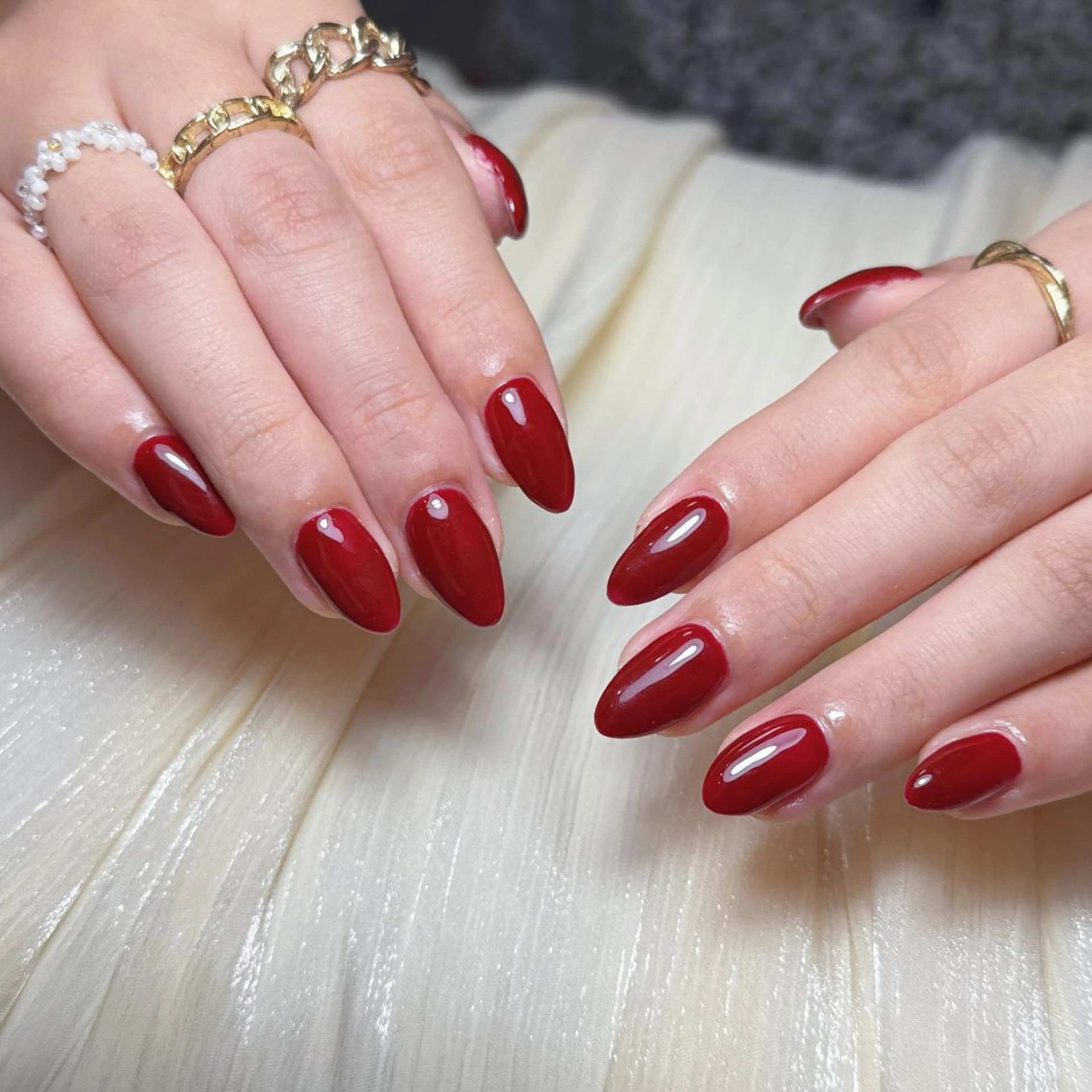 ネイル アートネイル オーロラネイル ガーリー キラキラネイル 韓国ネイル ハンドネイル DIAMOND Nail🍒のネイルデザイン