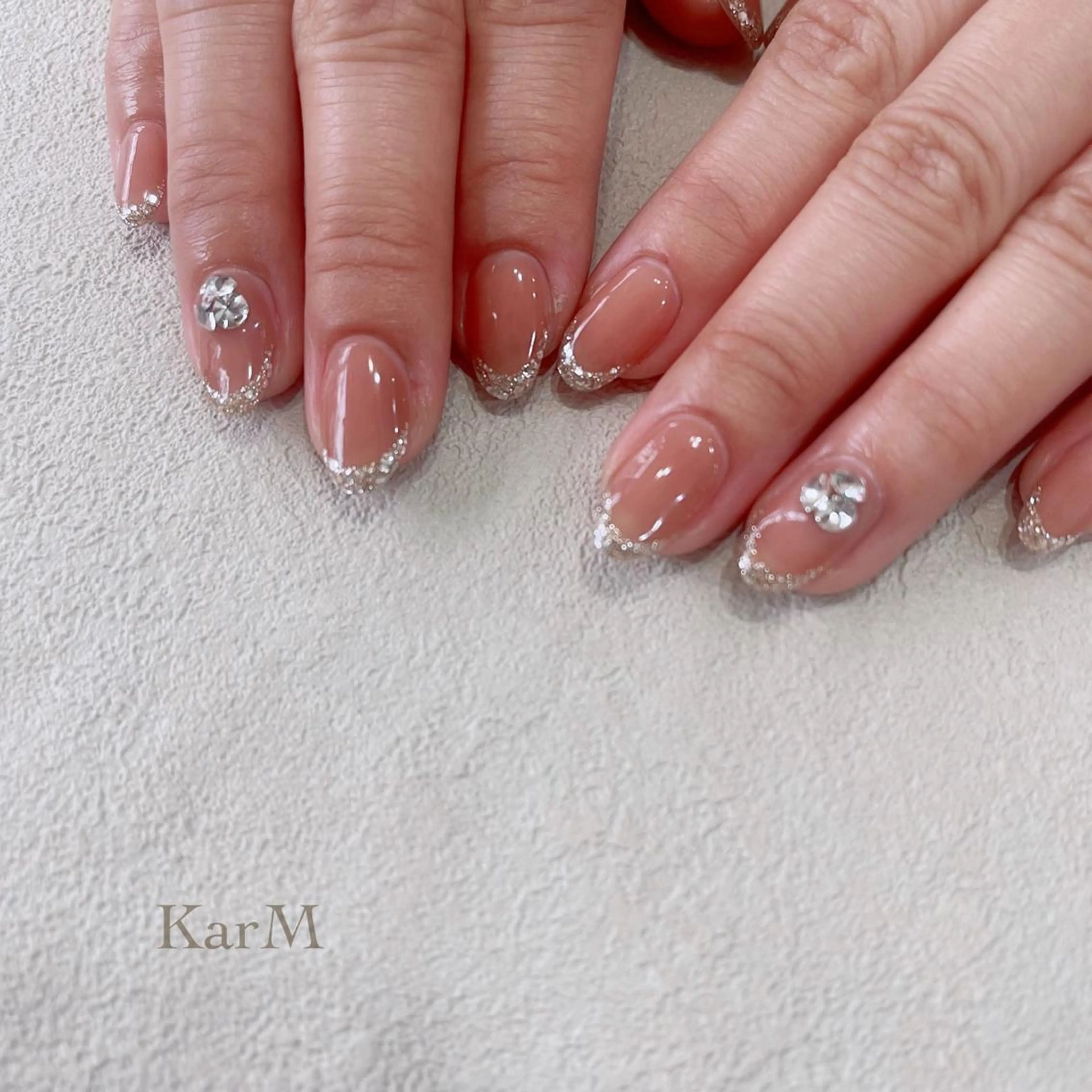 ネイル アートネイル オーロラネイル チークネイル フットネイル フレンチネイル ハンドネイル ogino karinのネイルデザイン