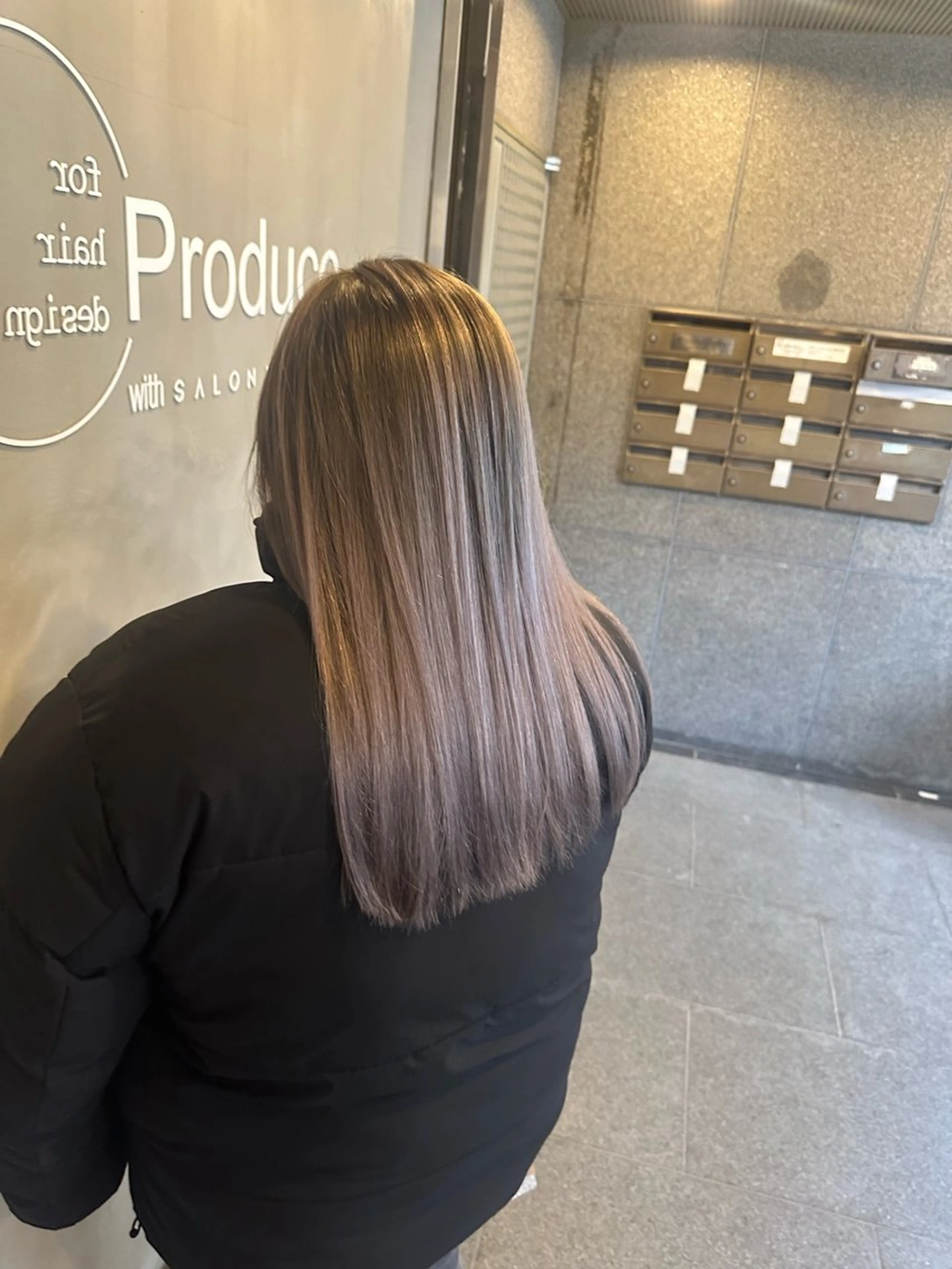 ロング カラー ヘアカラー メンズバレイヤージュ /町田/木村悠月のヘアスタイル