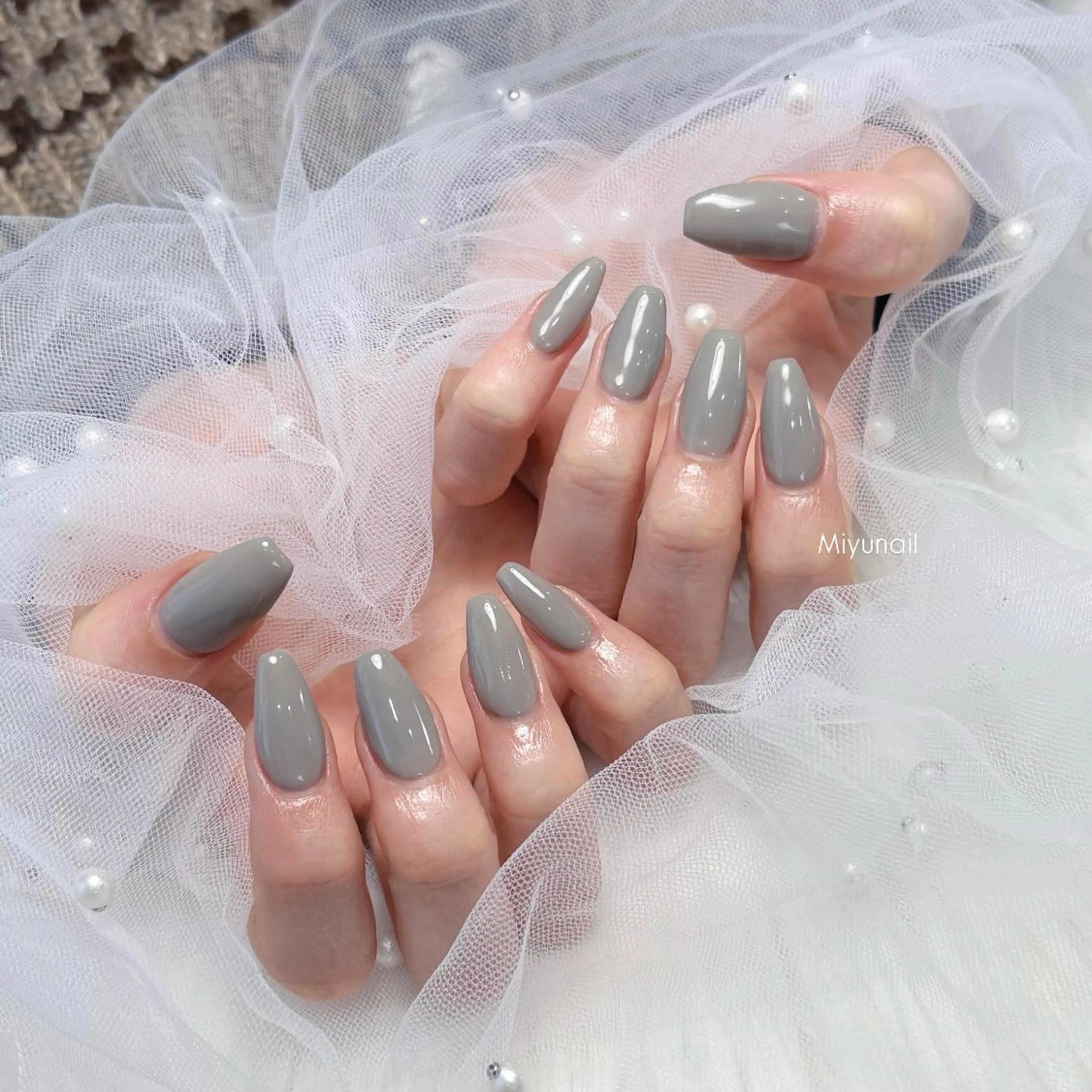 【当日限定/オフ無し】ジェルワンカラーorラメグラデーション🎀の写真