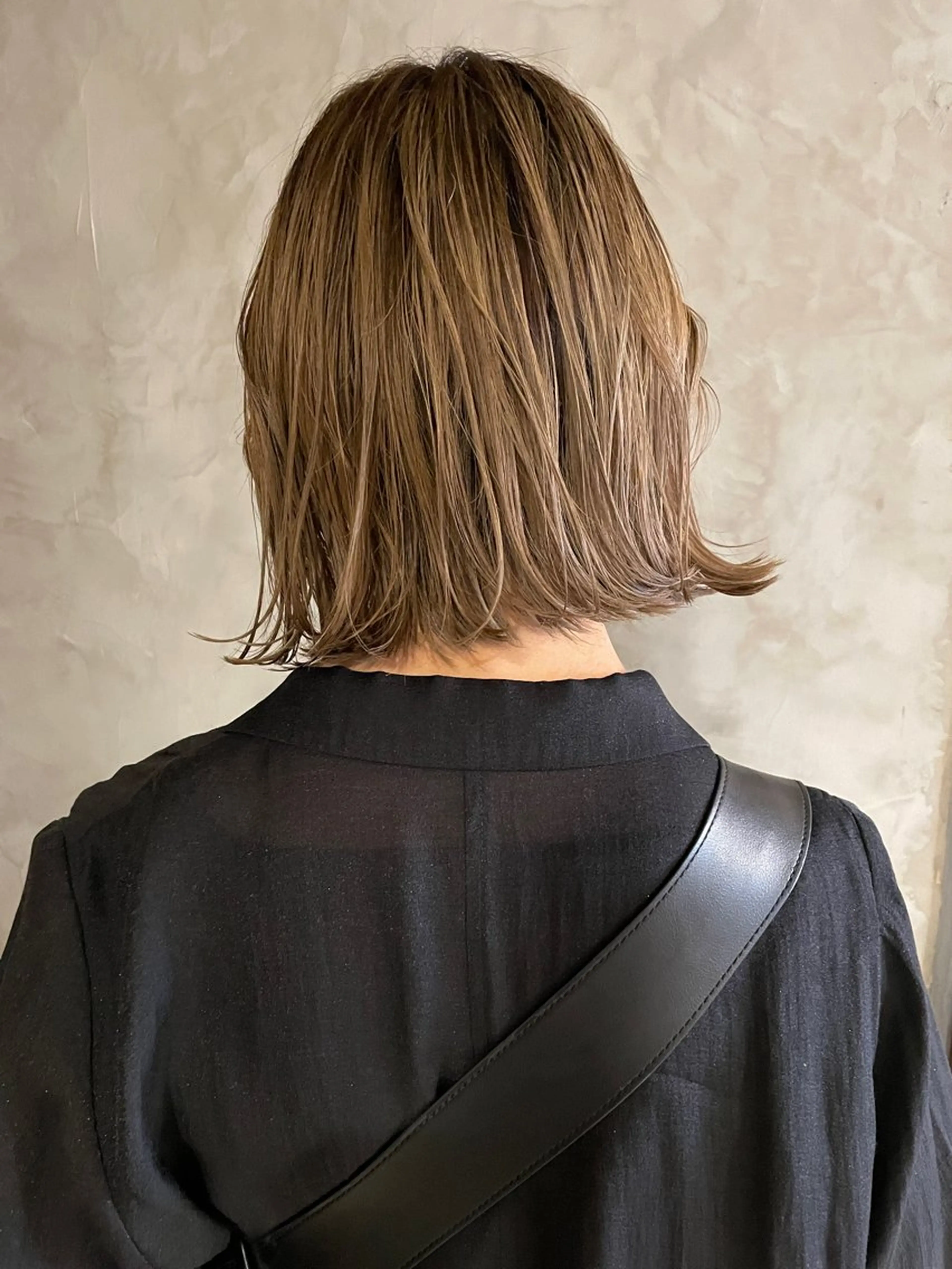 ミディアム カラー ハイライトカラー ハイライト カット ヘアカラー トリートメント さの あやねのヘアスタイル