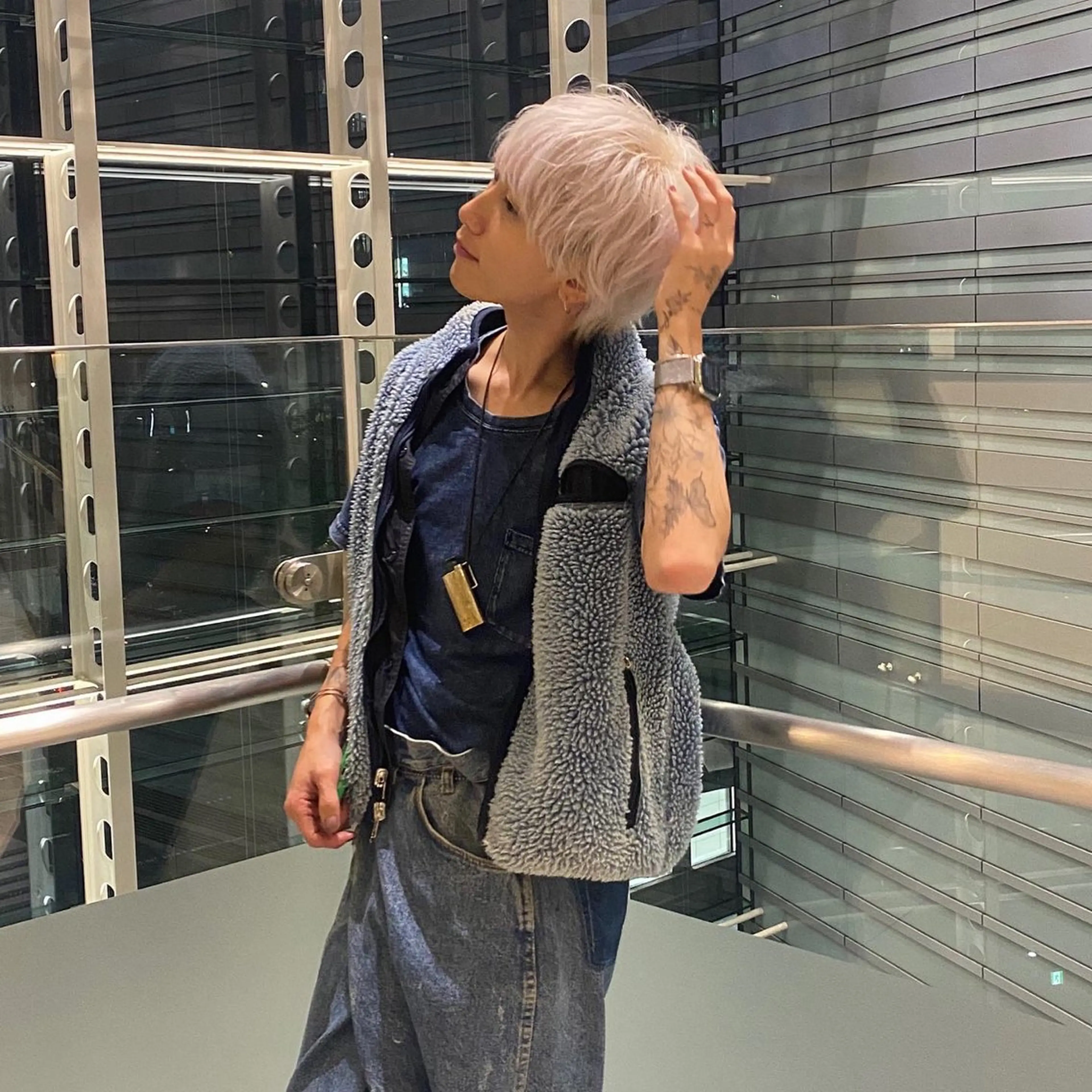 ショート カラー メンズ カット ヘアカラー トリートメント mai / linoah˚✧のヘアスタイル