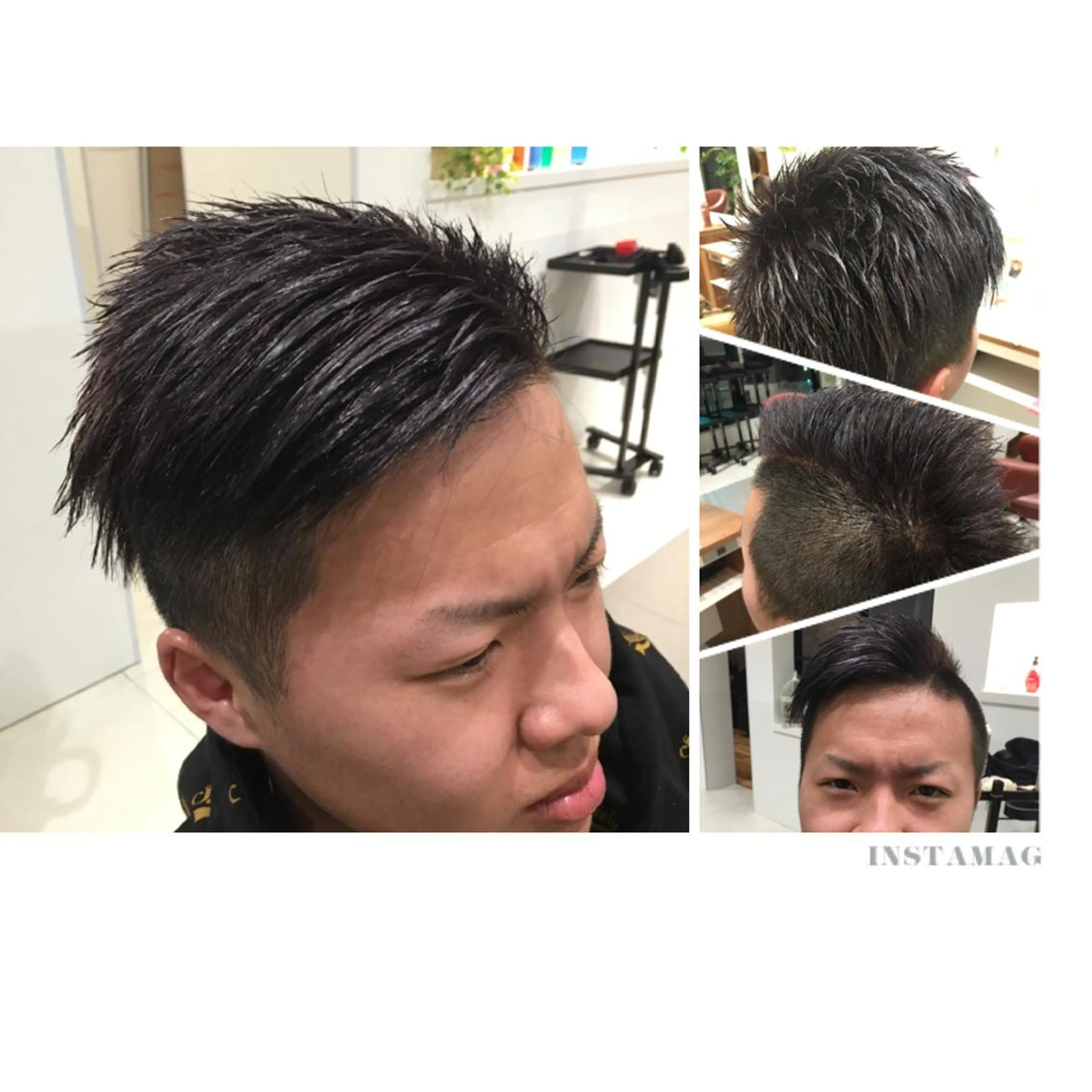 ショート カラー ヘアアレンジ ひがし さゆりのヘアスタイル