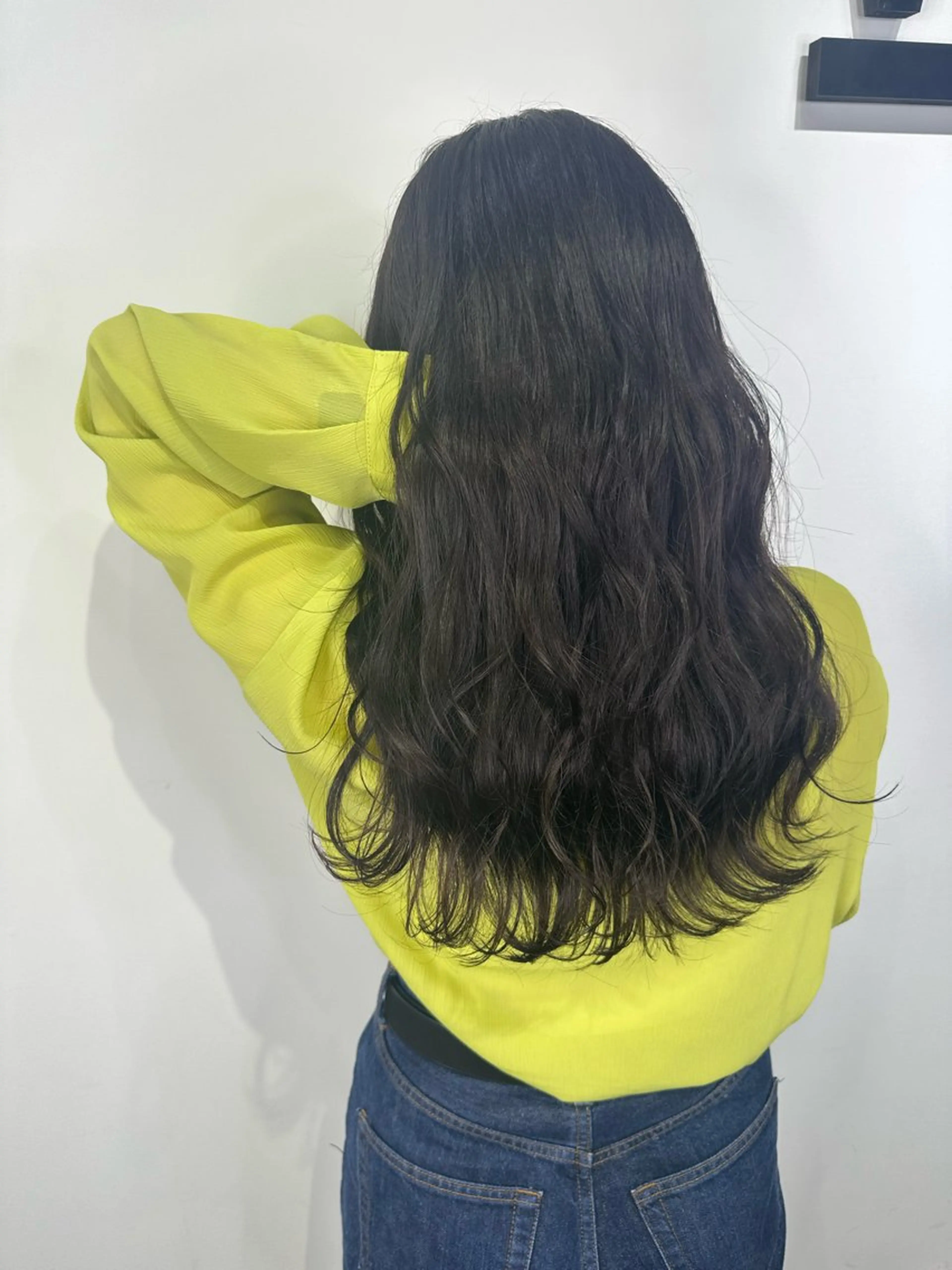 【❣️人気No.1メニュー❣️】カット＋艶カラー＋nanoケアトリートメント5500円の写真