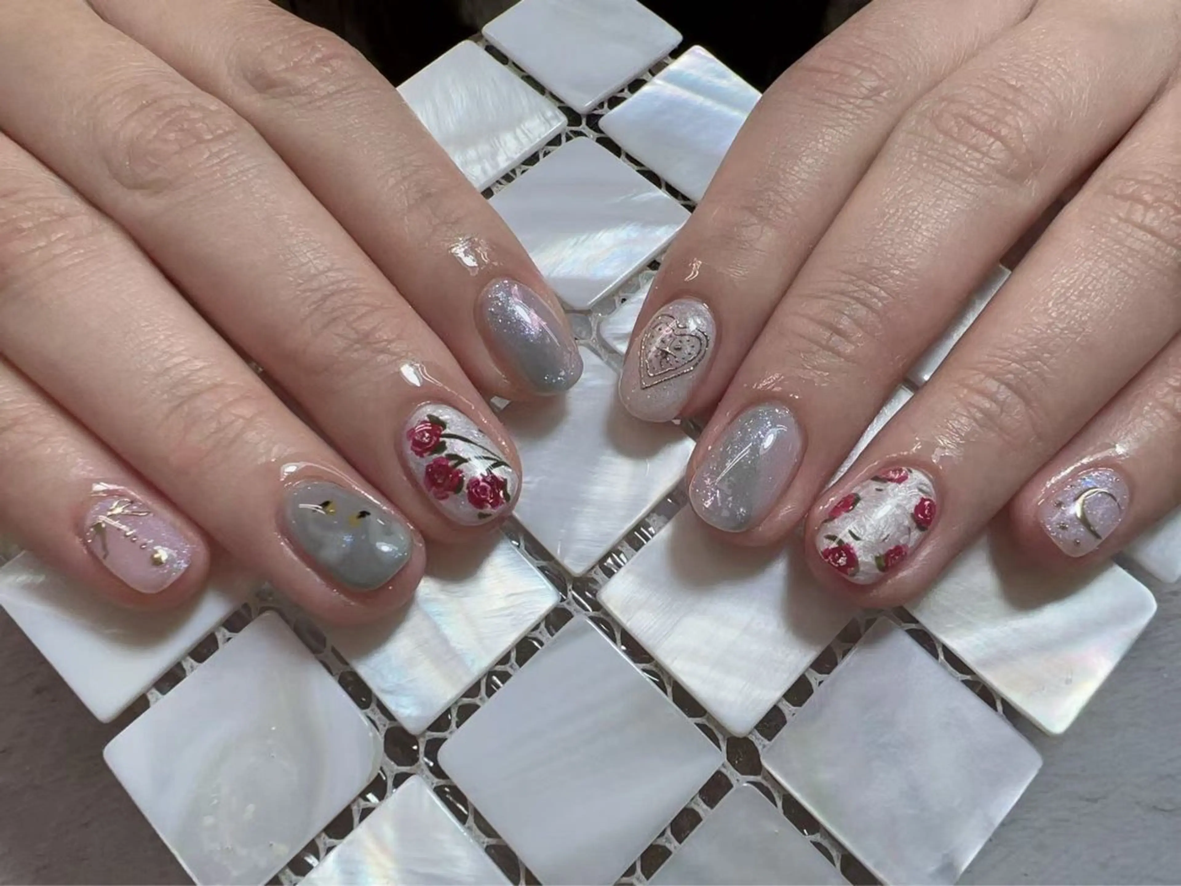 ネイル ハンドネイル 🎀YULI_ Nail 🎀新宿店のネイルデザイン