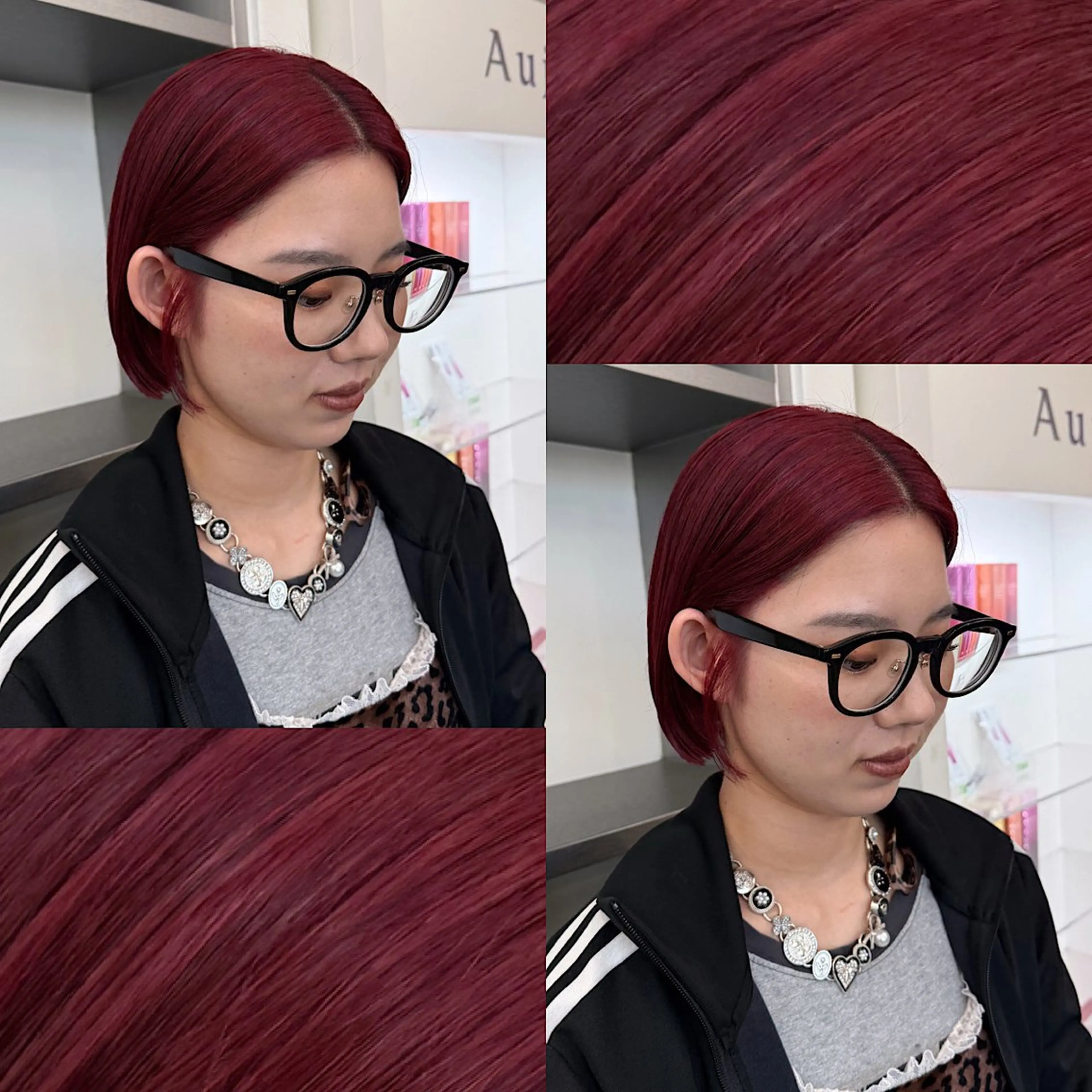 ロング カラー レッドカラー 🍒暖色✖️レイヤー ／Haruna🍒のヘアスタイル