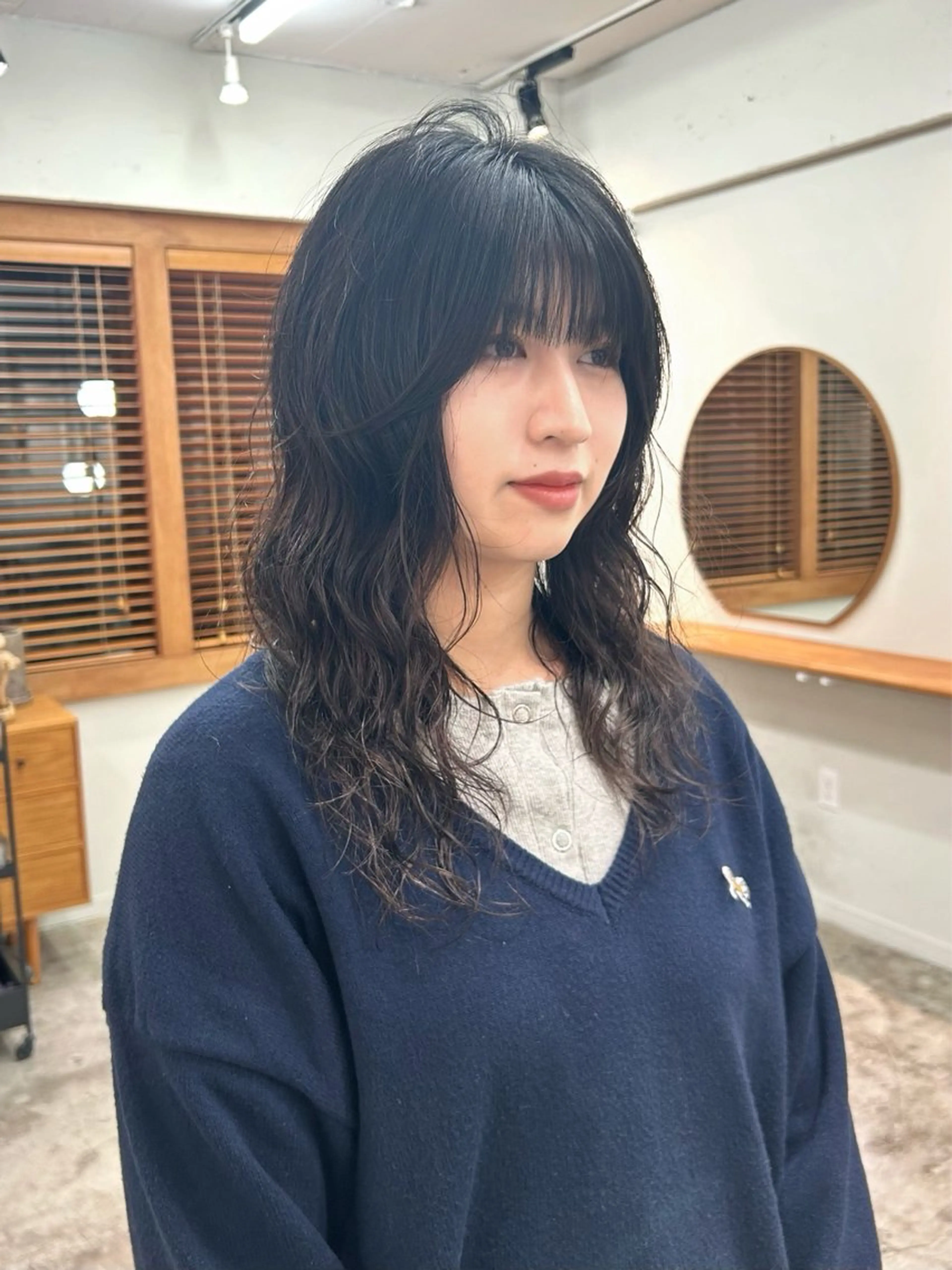 ロング パーマ ENIEN MAKE'S 立川所属・綾/ベージュカラー /パーマ🩰のヘアスタイル