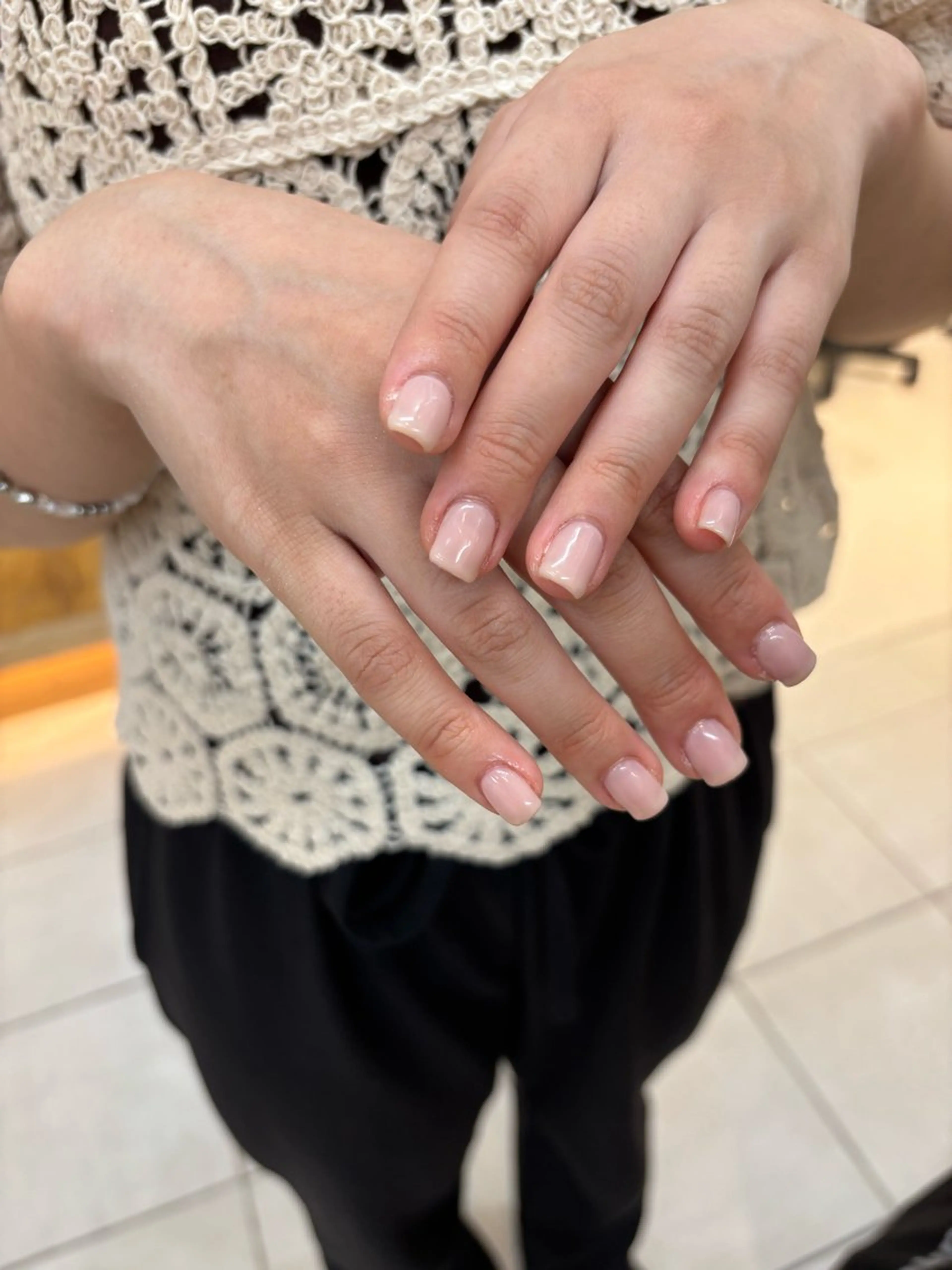 ネイル スクエアネイル saki nail9のネイルデザイン