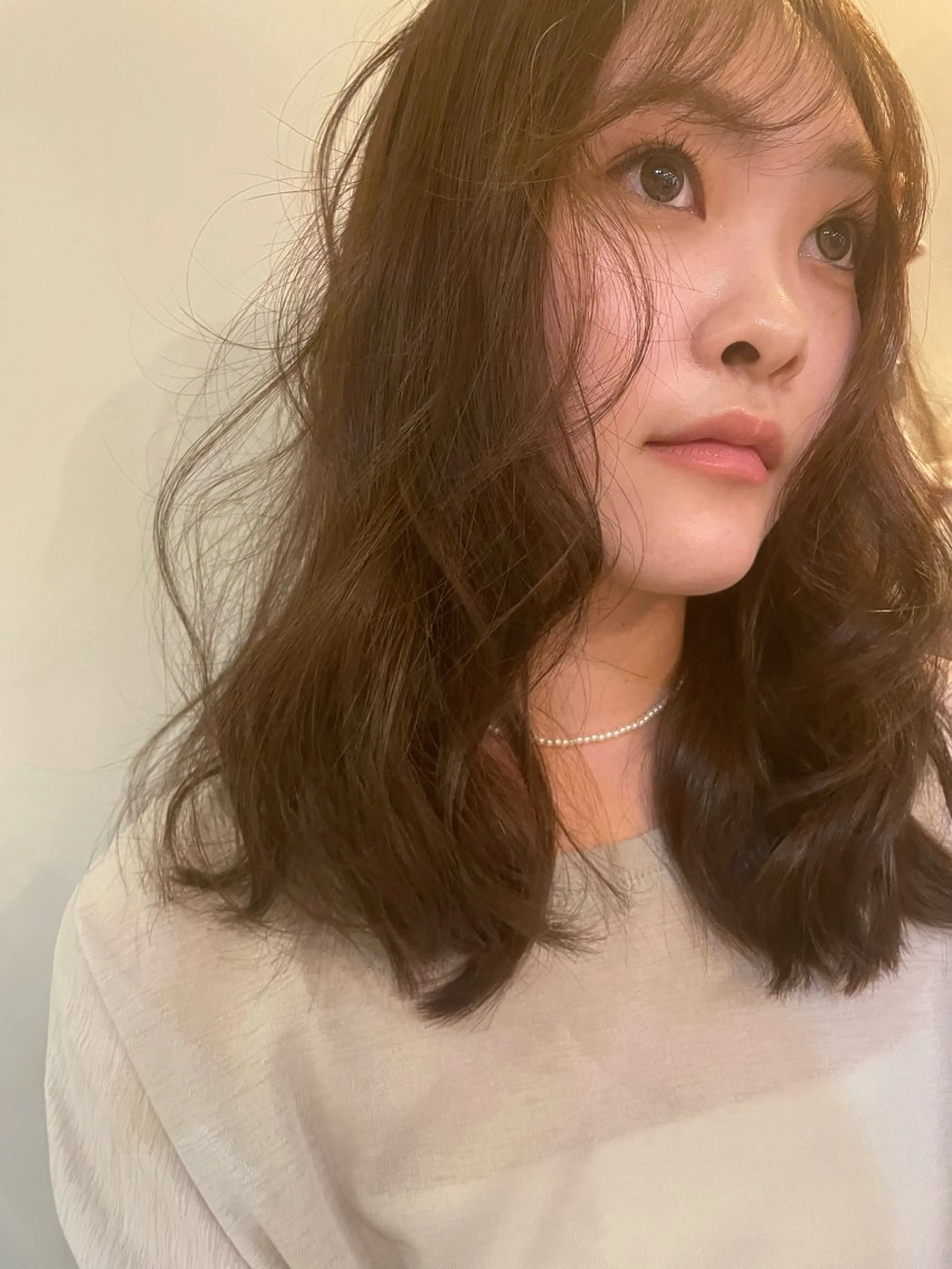 ミディアム カラー ゆるふわガーリーst yle🩰yuukaのヘアスタイル