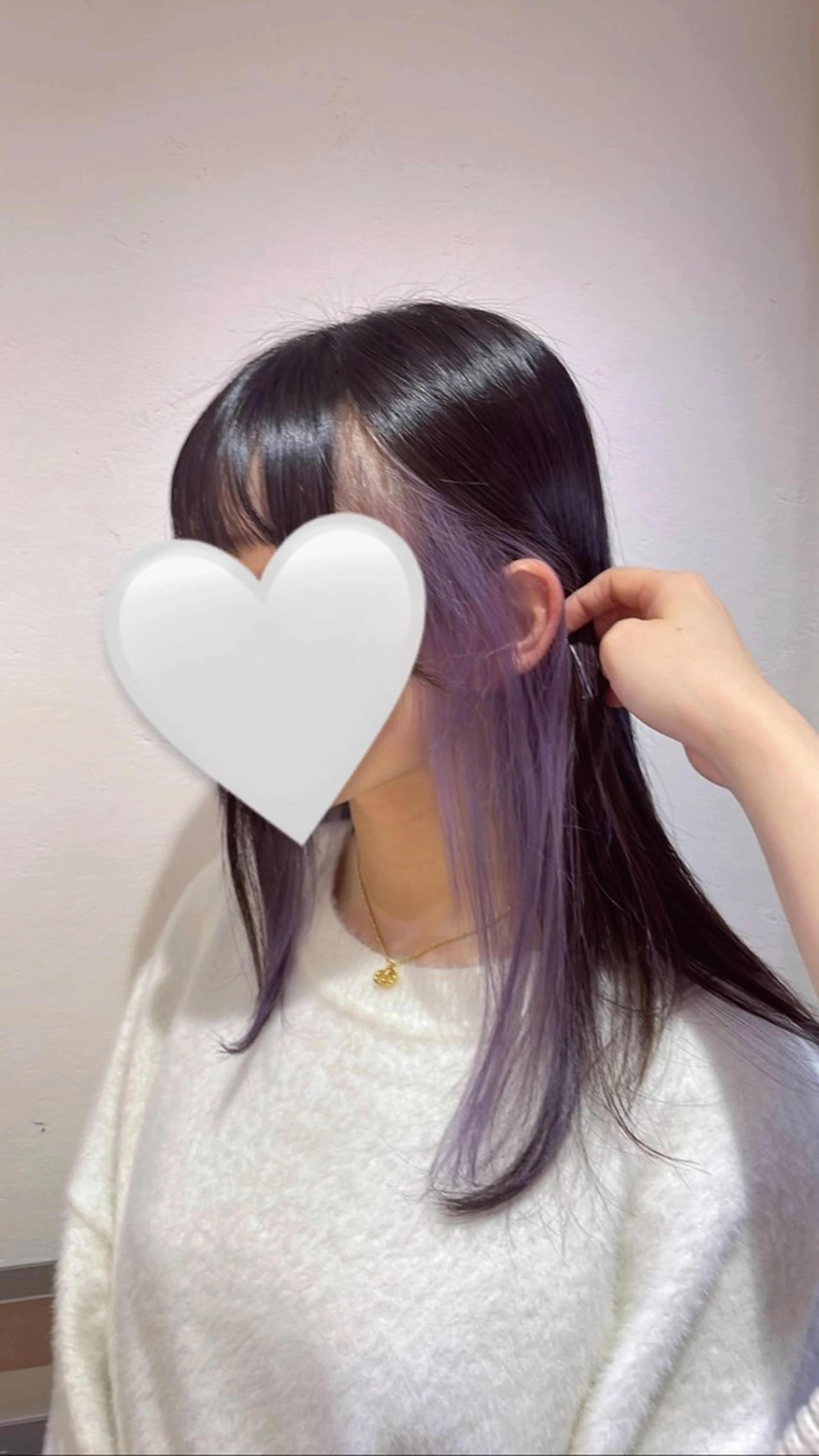 ロング カラー インナーカラー 韓国ガーリーヘア🎀 Sayaka🤍のヘアスタイル