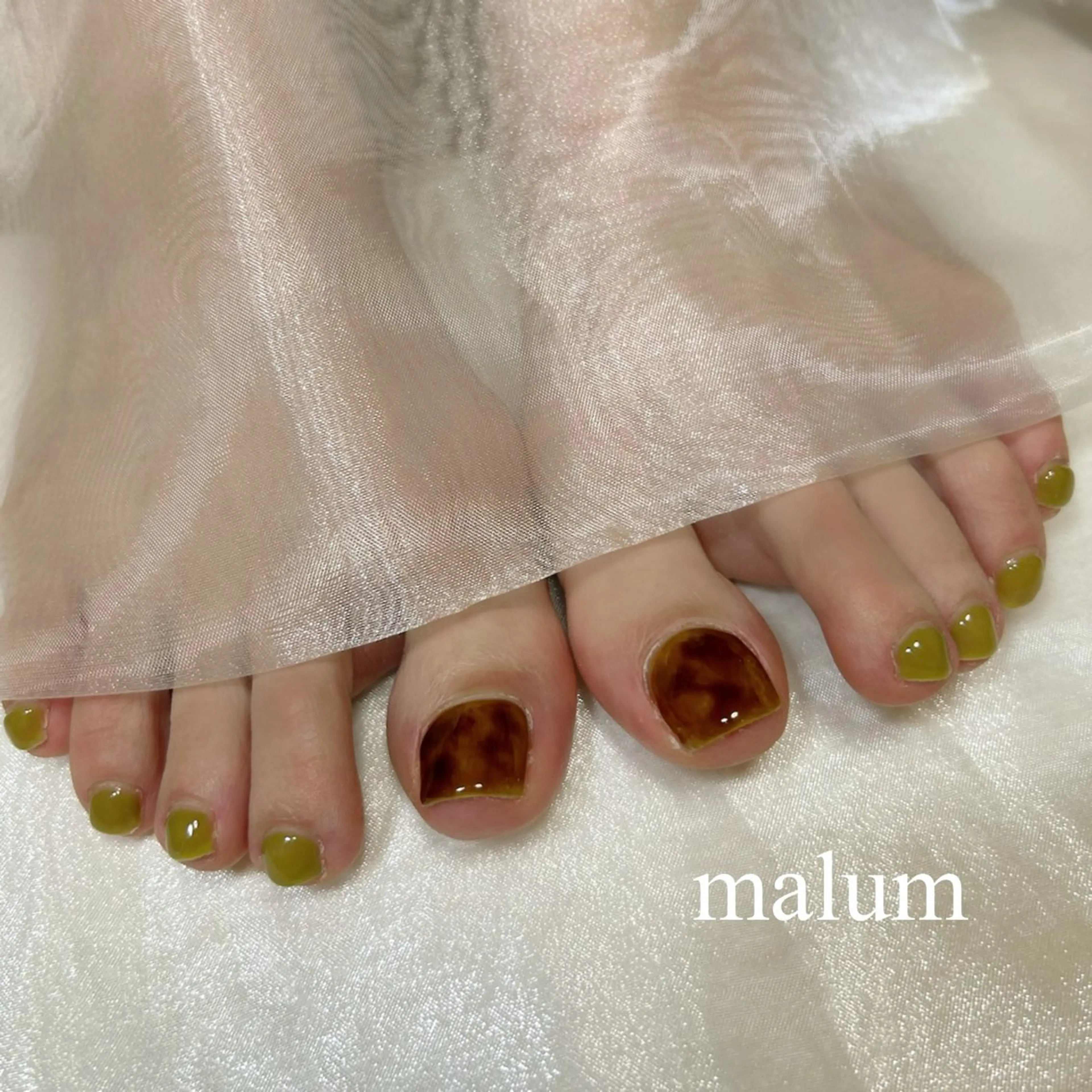 ネイル フットネイル malum nailのネイルデザイン
