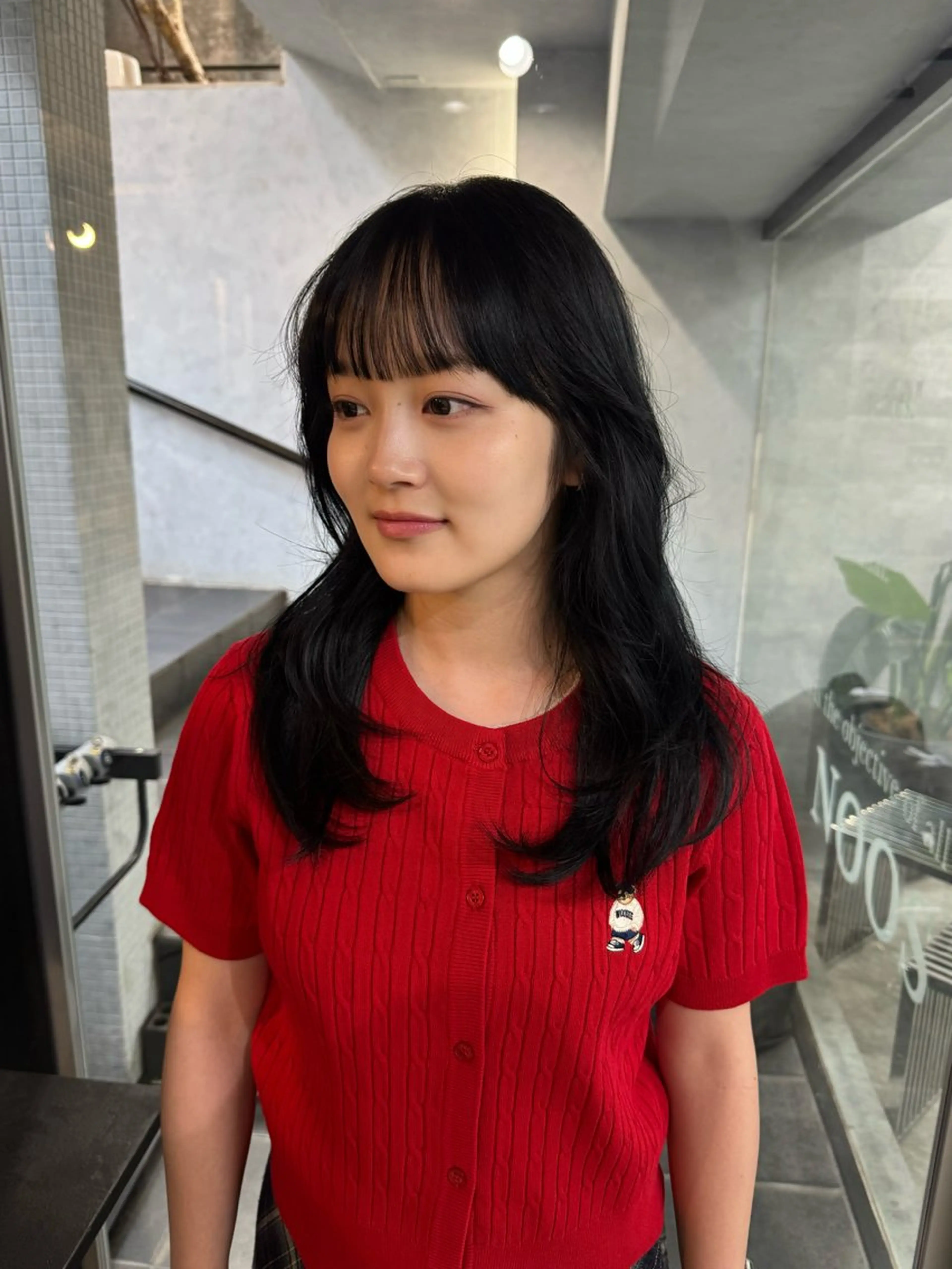 セミロング あなたのお悩み改善" You"💚❤️💛のヘアスタイル