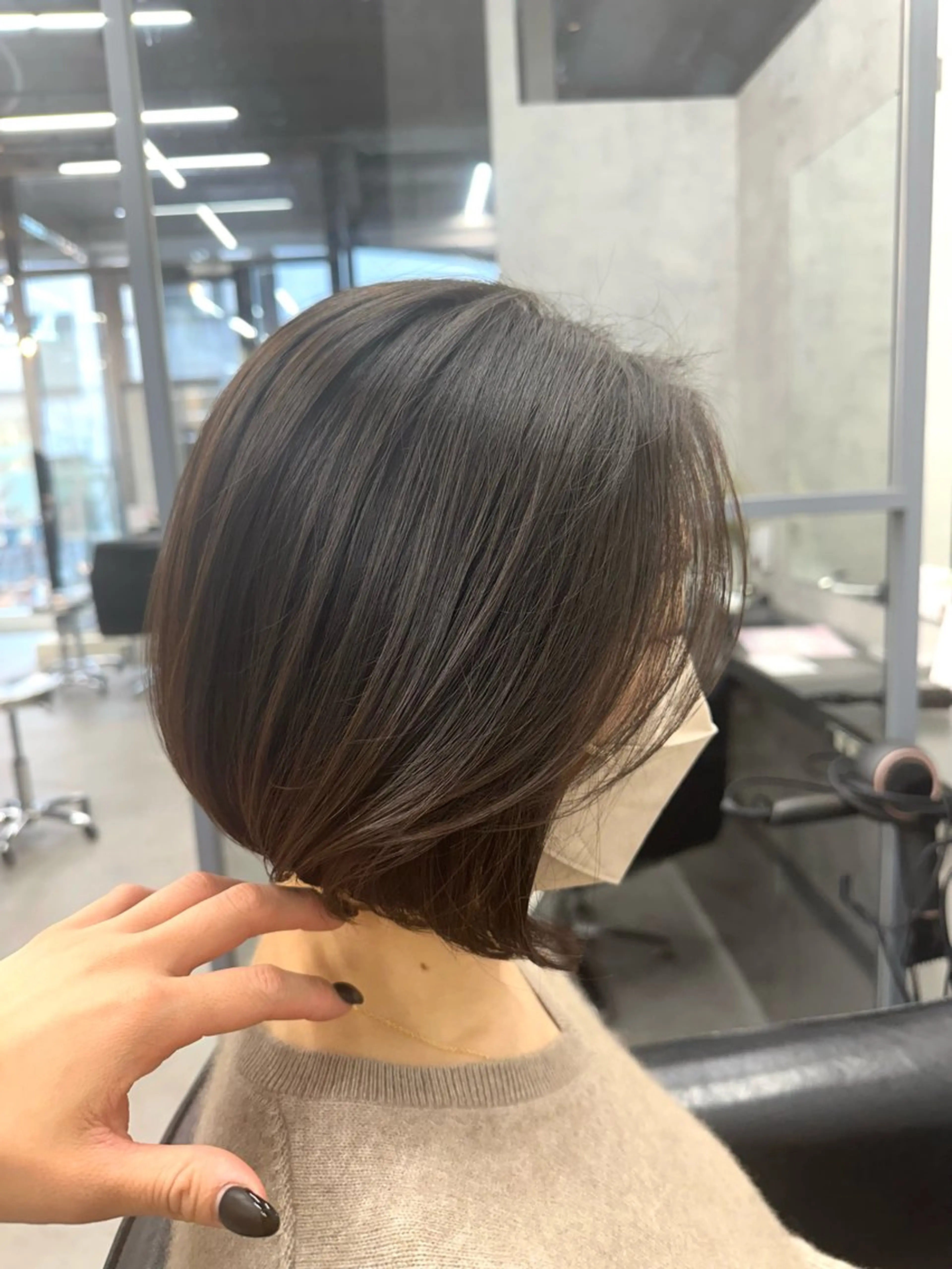 ショート Misora/ボブ/ レイヤー/艶カラーのヘアスタイル