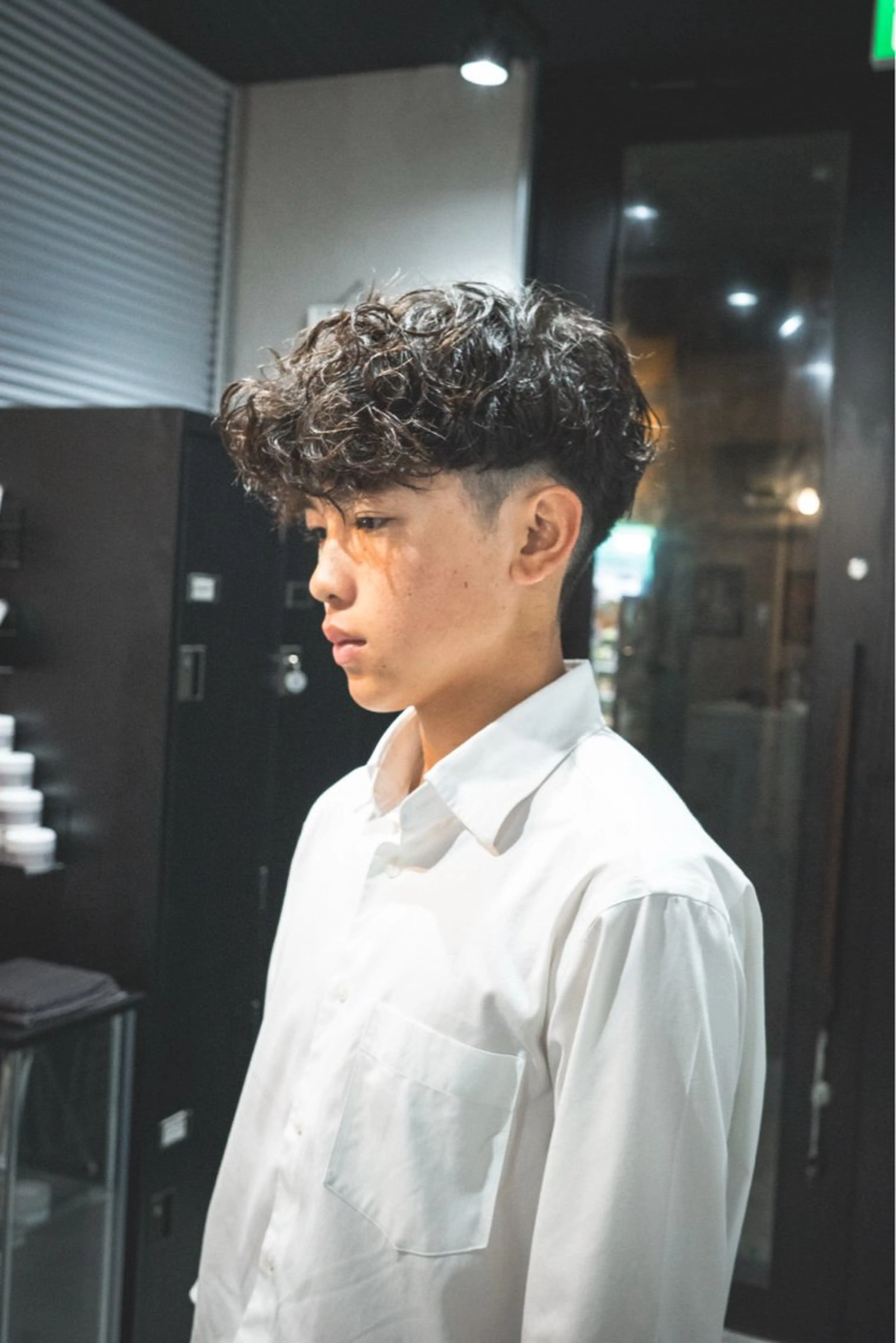 メンズカット+(プードルorスペイン)パーマの写真