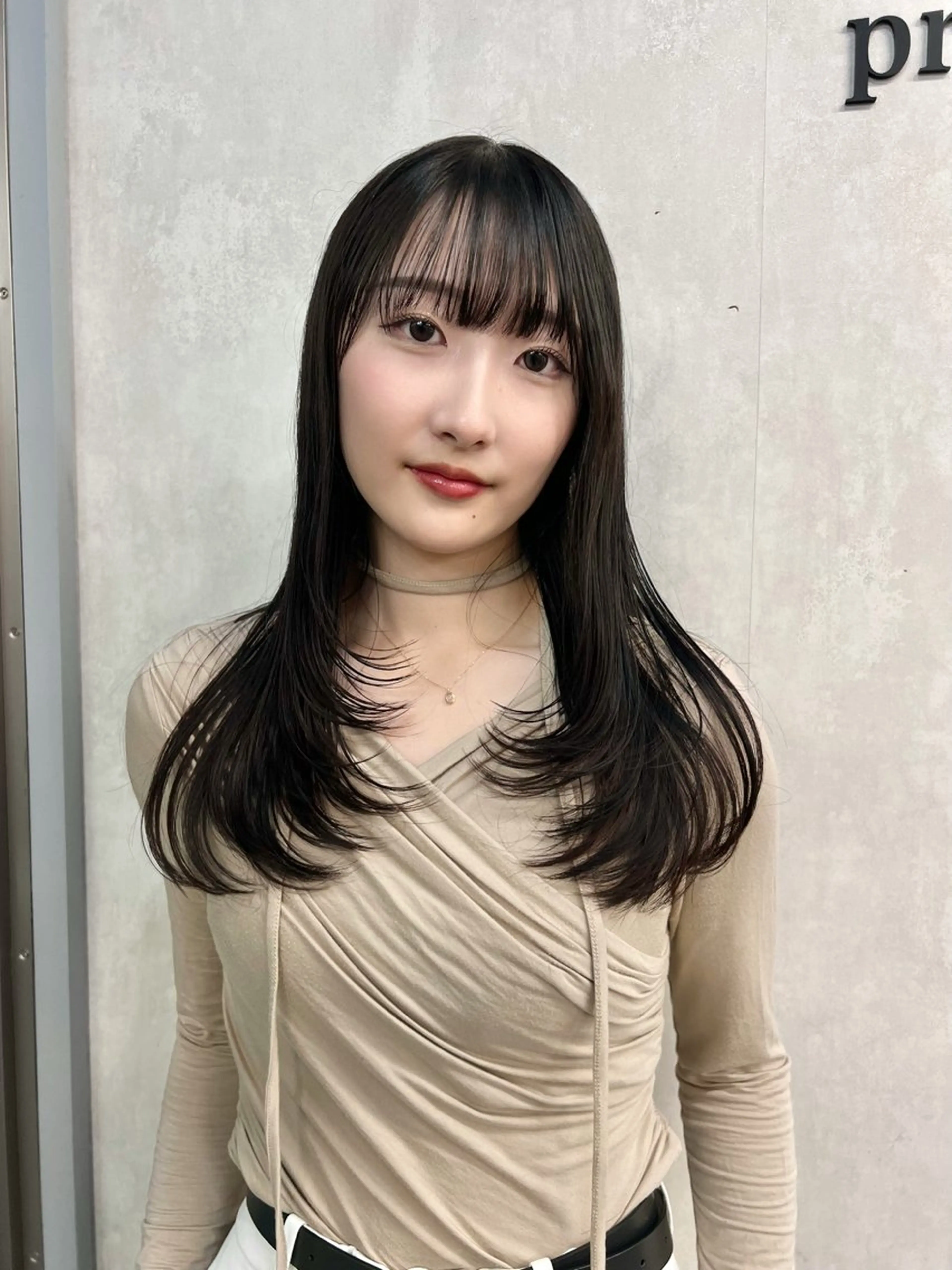 ロング カット ヘアカラー トリートメント レイヤー×髪質改善 ハッシュカット/新宿のヘアスタイル