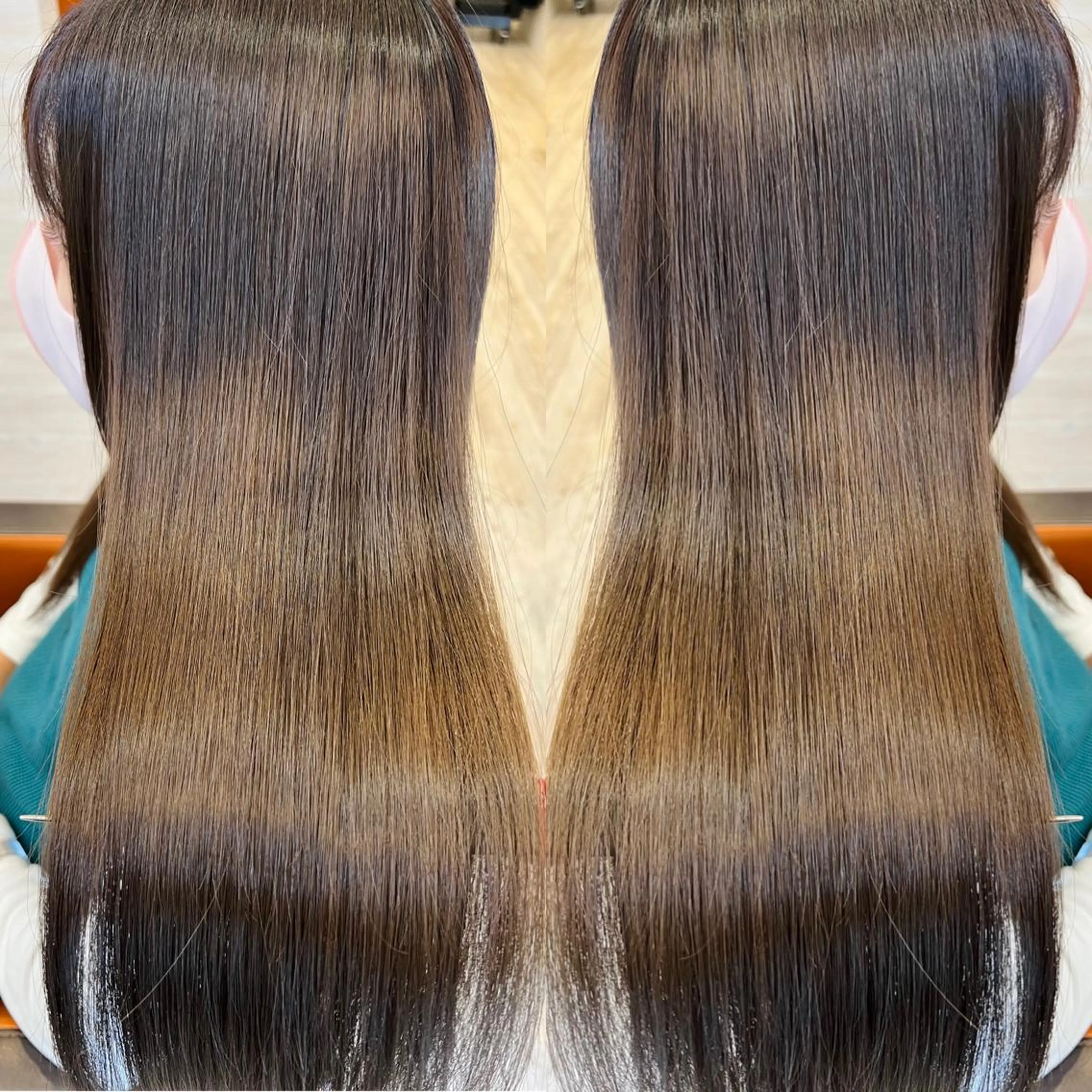 ロング カット パーマ agu hair  reana香椎千早店所属・うめ とものヘアスタイル