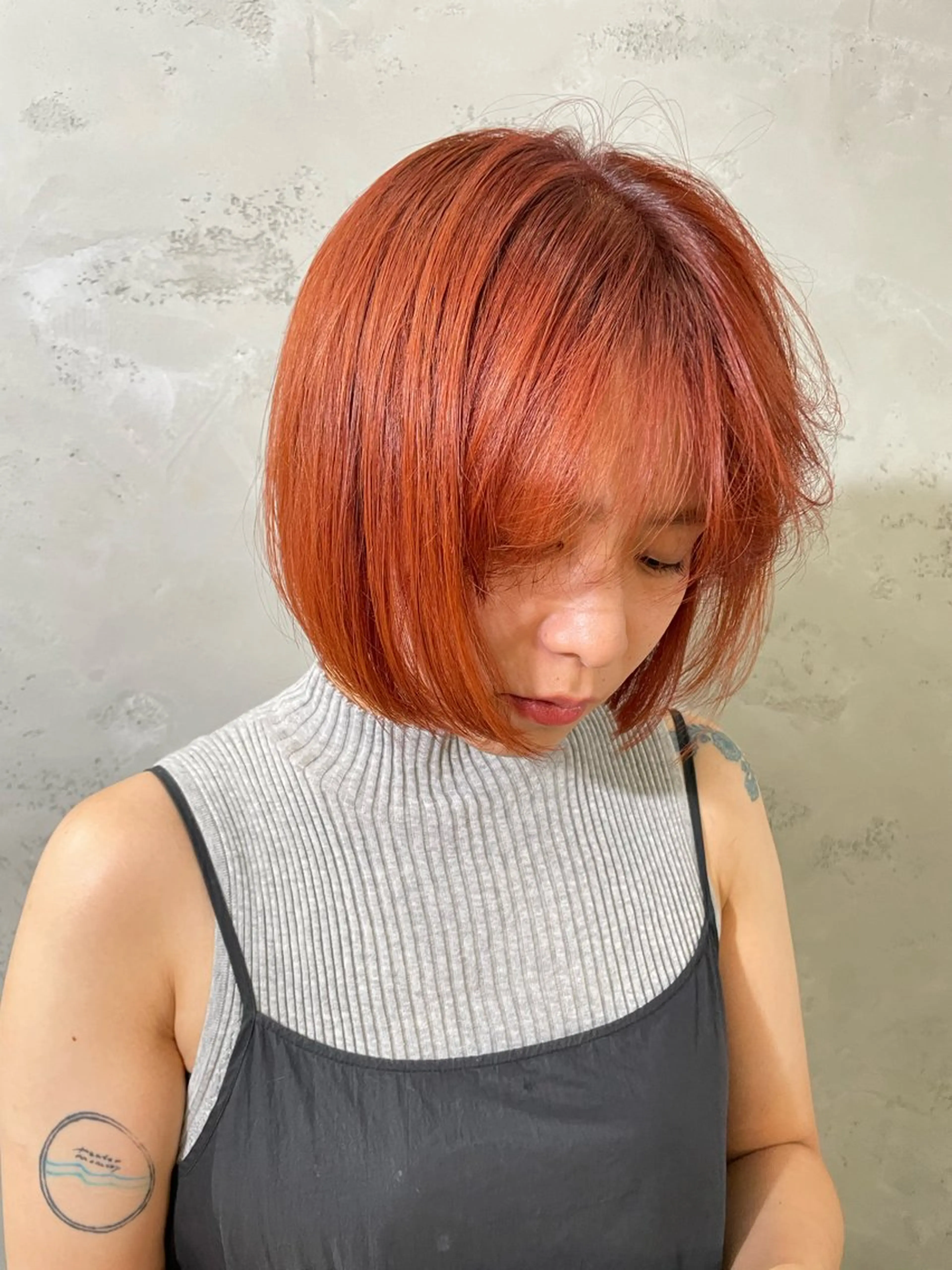 ミディアム カラー 増井 歩夢のヘアスタイル