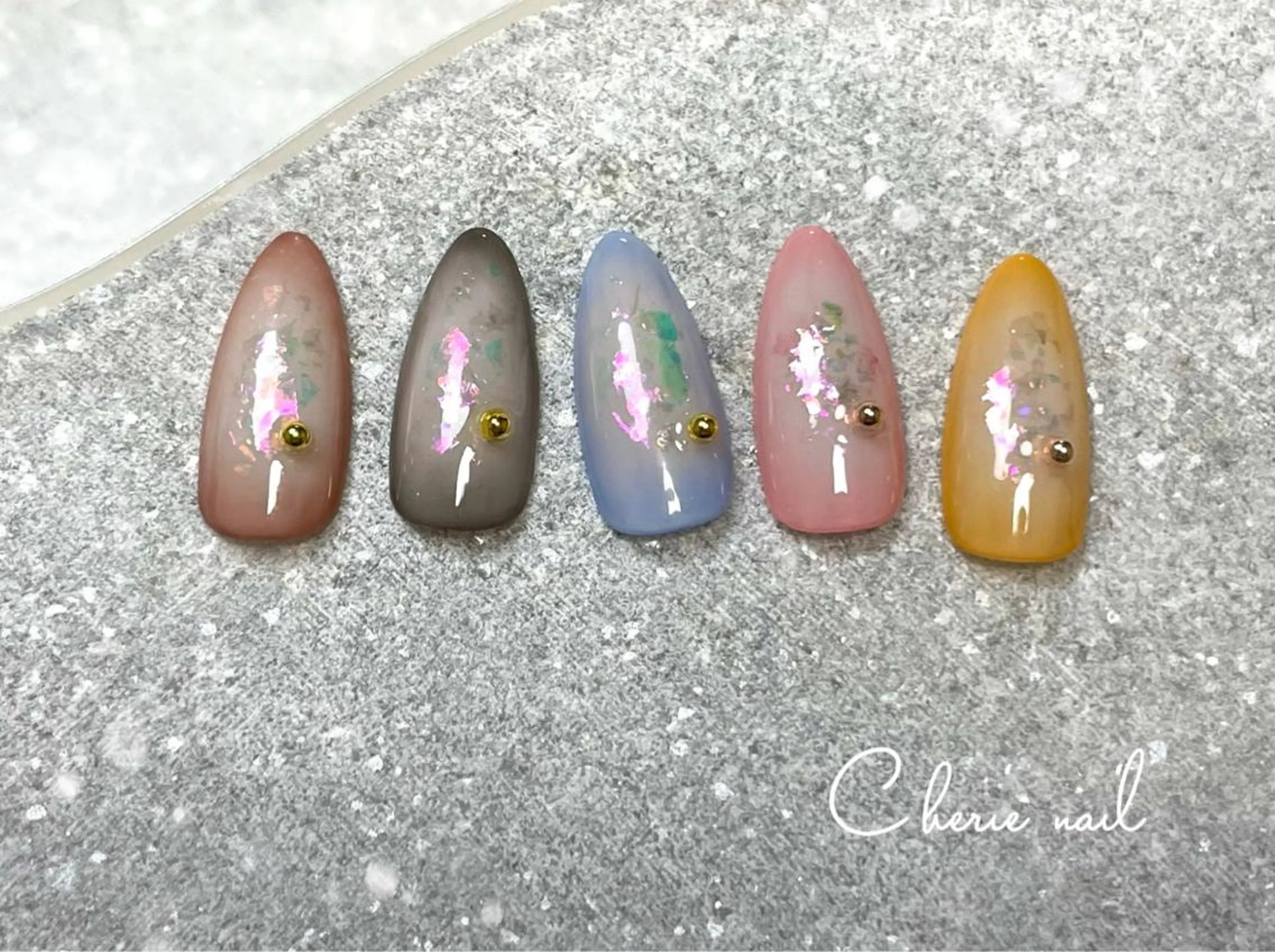 ネイル グラデーション ハンドネイル Cherienail yunaのネイルデザイン