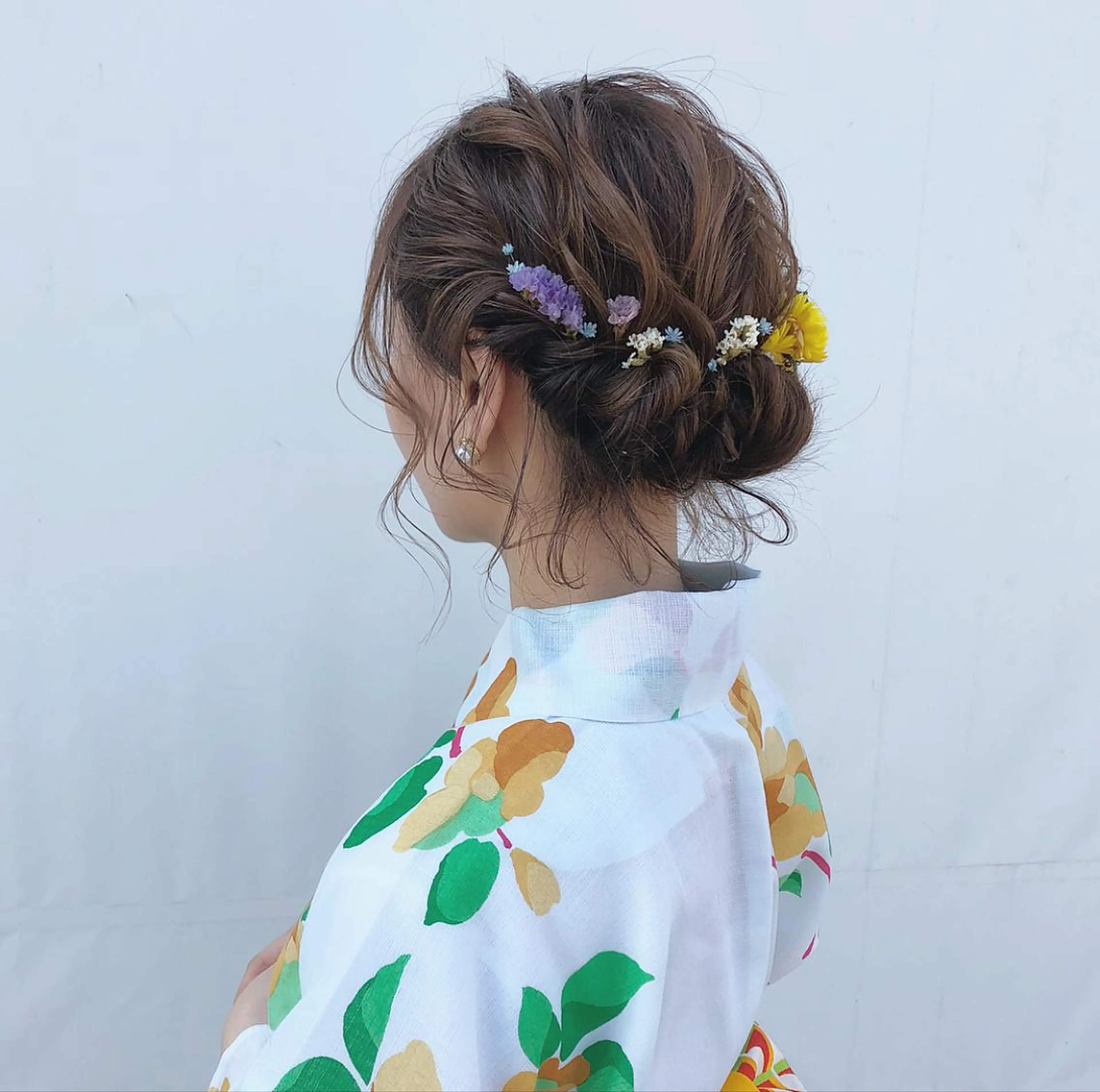 ショート ヘアアレンジ 浴衣 autre所属・大久保 ひでなりのヘアスタイル