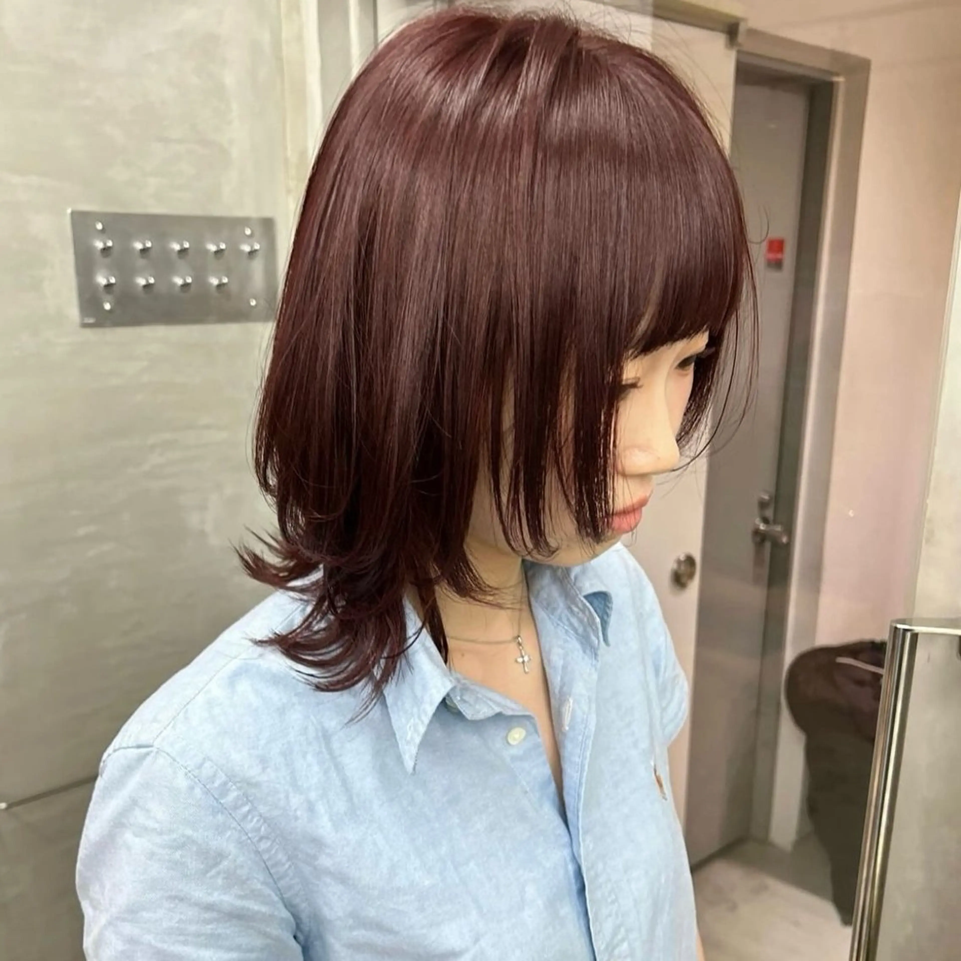 ミディアム カラー カット ヘアカラー おぐらみゆう 🍎ボブ/ショートのヘアスタイル