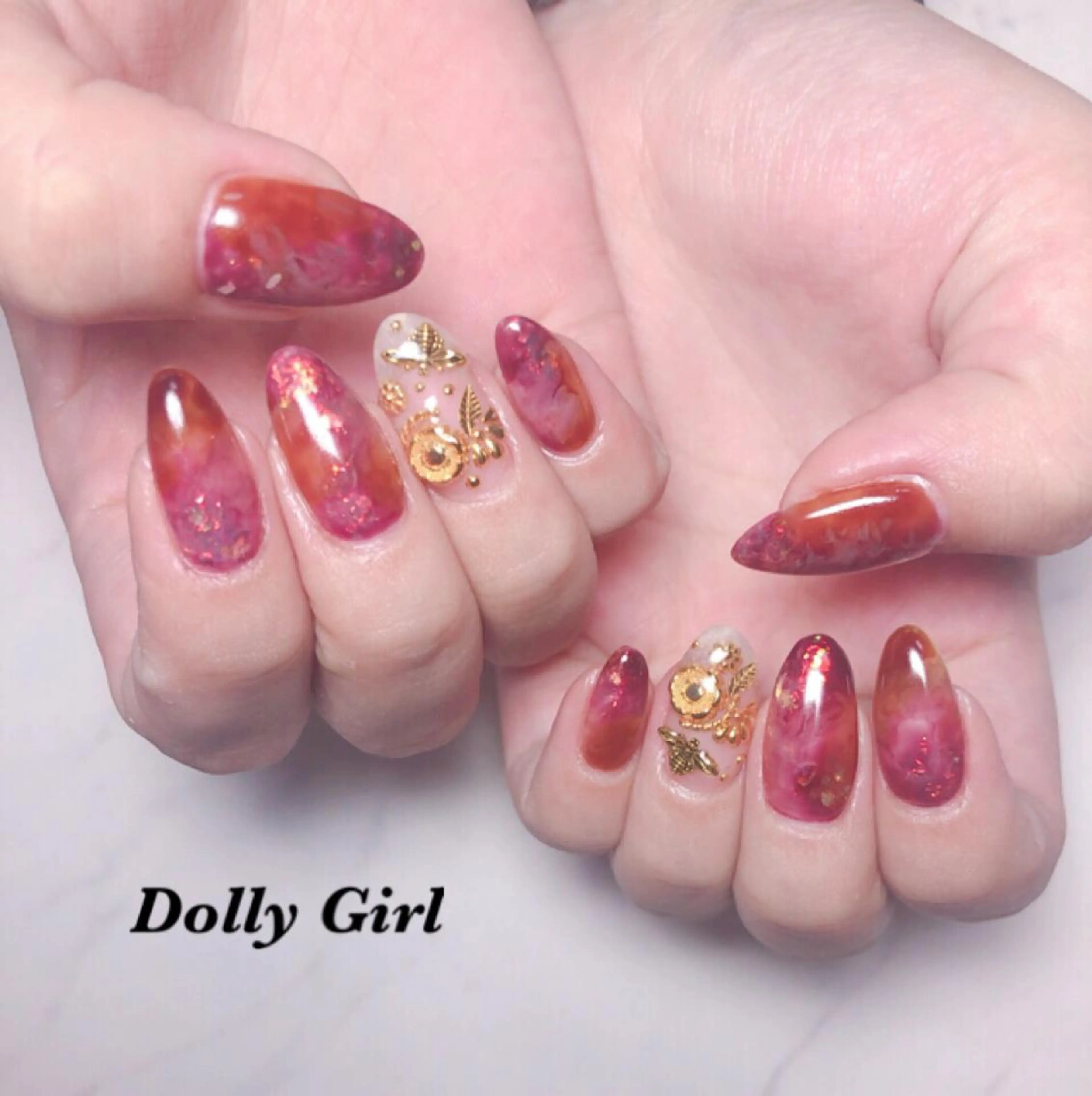 ネイル 個室ネイルサロンDolly  Girl〜ドーリーガール〜所属・DollyGirl KYOKOのネイルデザイン