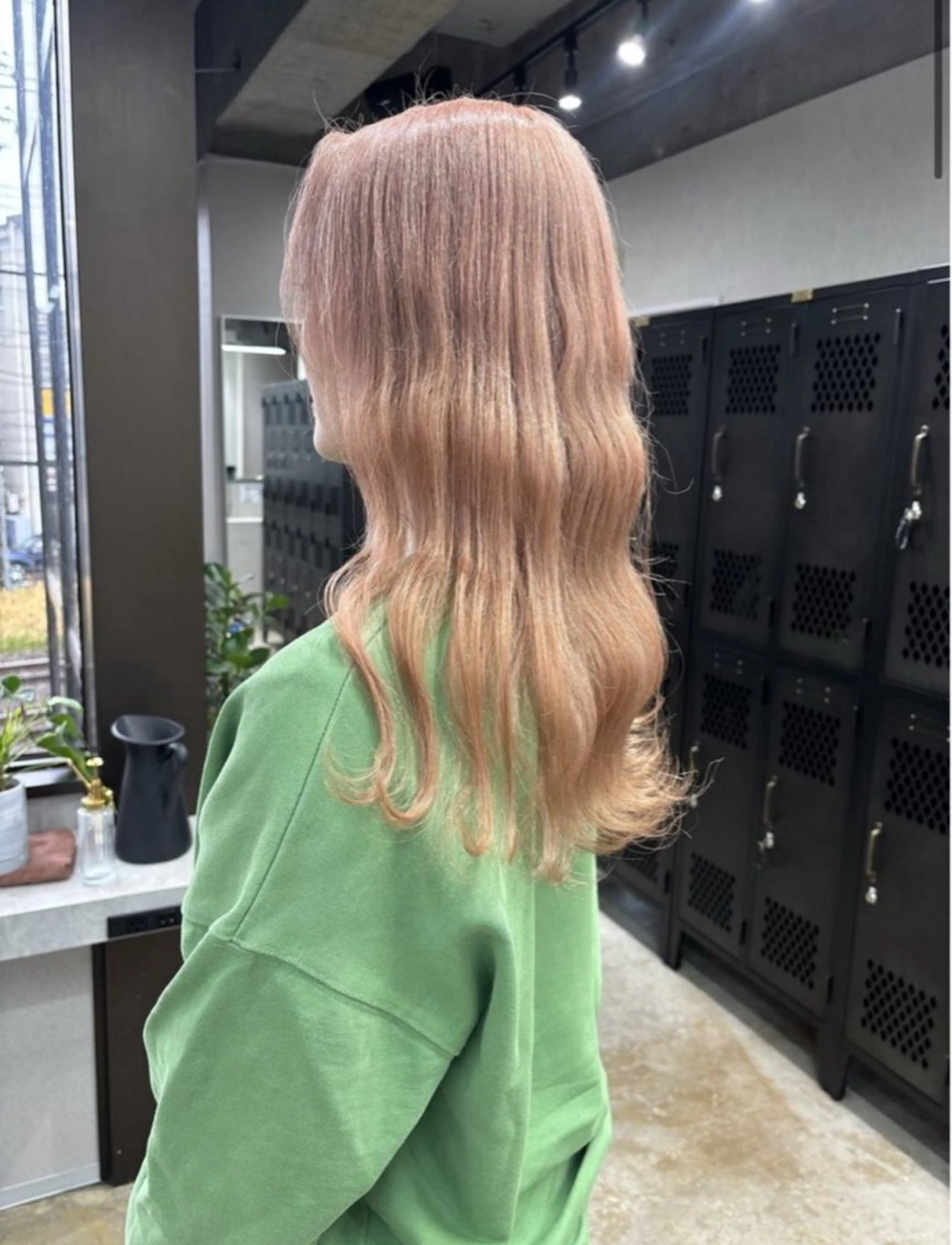 ロング カラー ベージュカラー ピンクカラー ピンクベージュ ヘアカラー ブレンバイドット所属・ニュアンスカラー/ 🫧レミ(坊主)のヘアスタイル