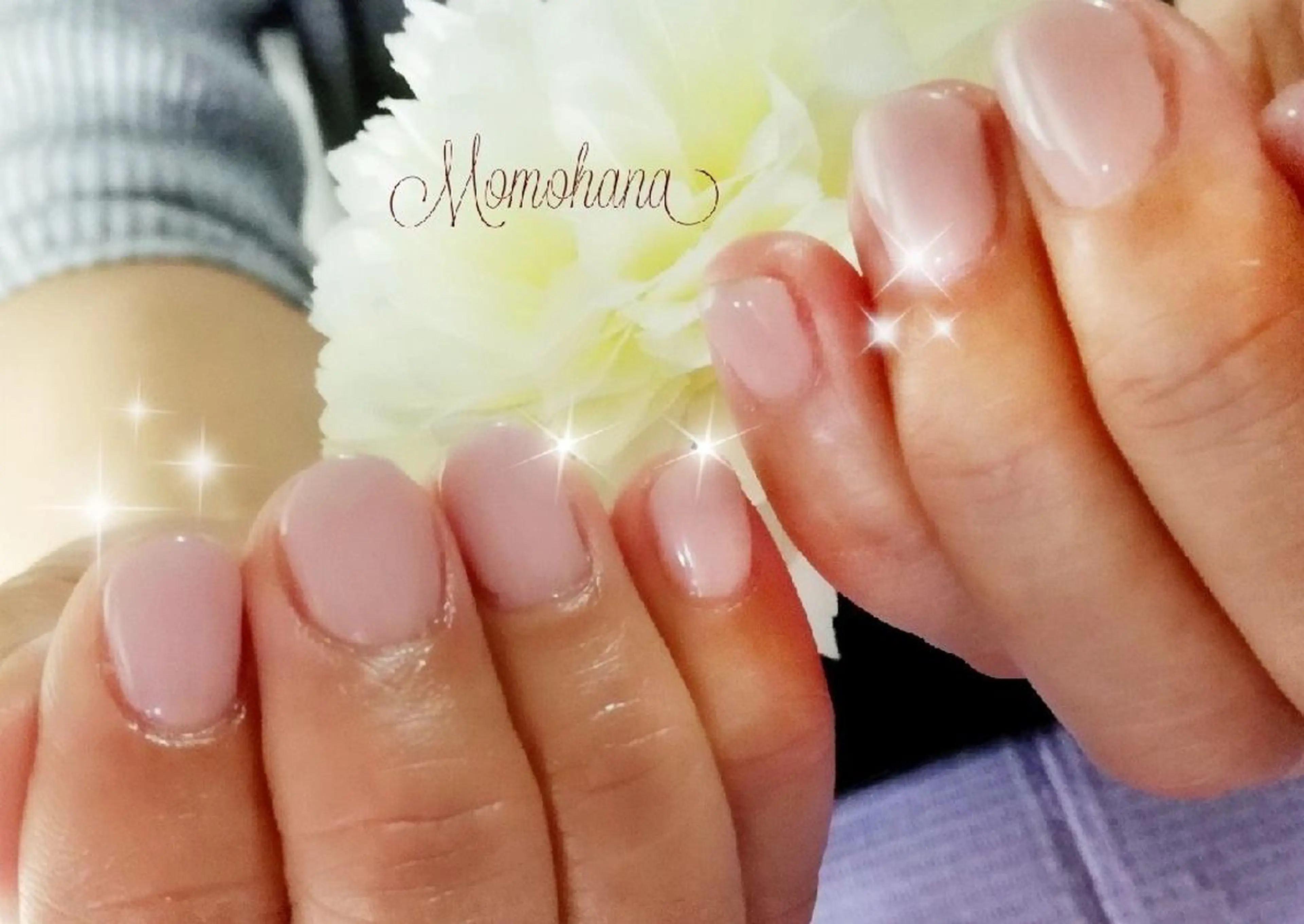 ネイル ワンカラーネイル シンプルネイル momohana  のネイルデザイン