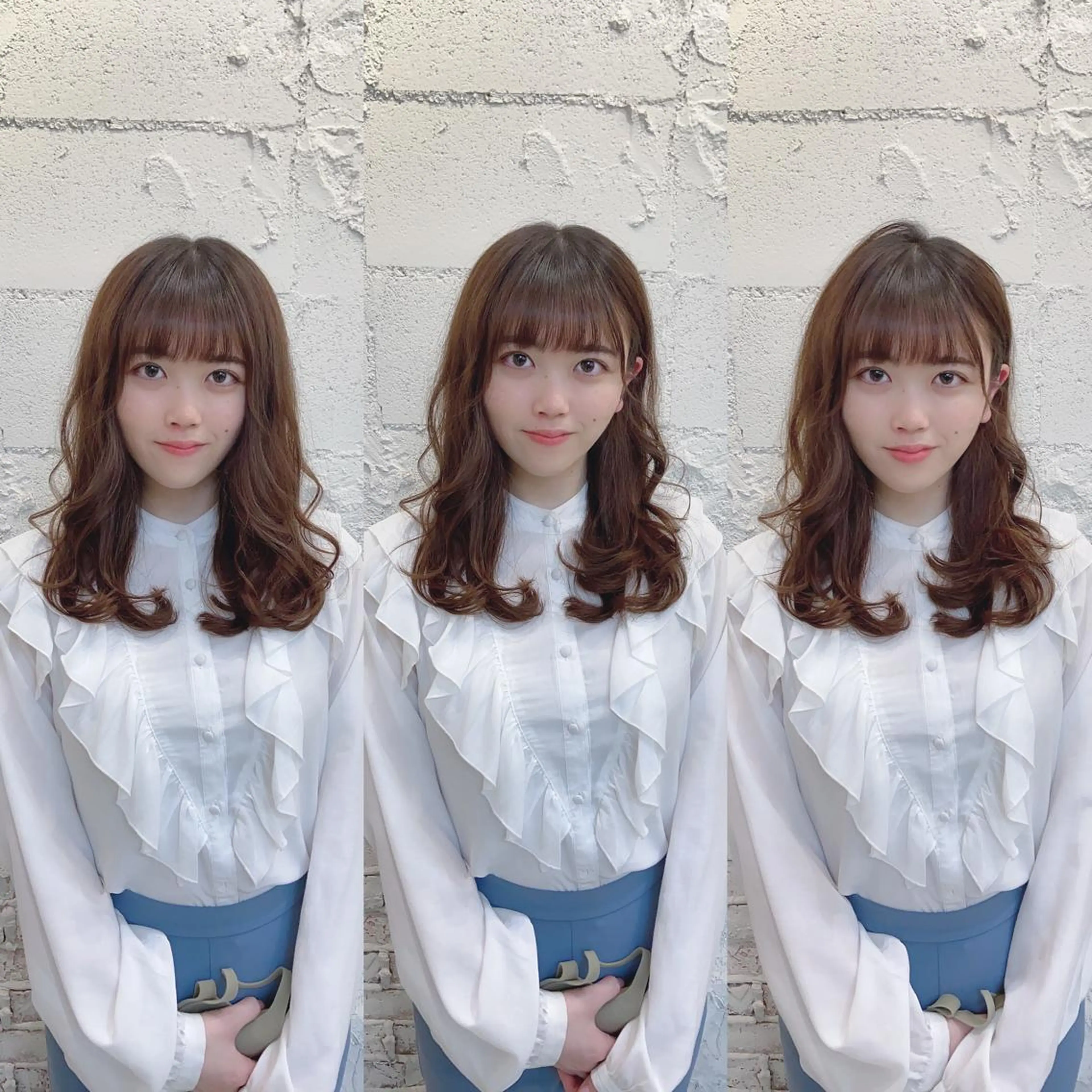 セミロング 韓国カットパーマ✂︎ Toshiのヘアスタイル