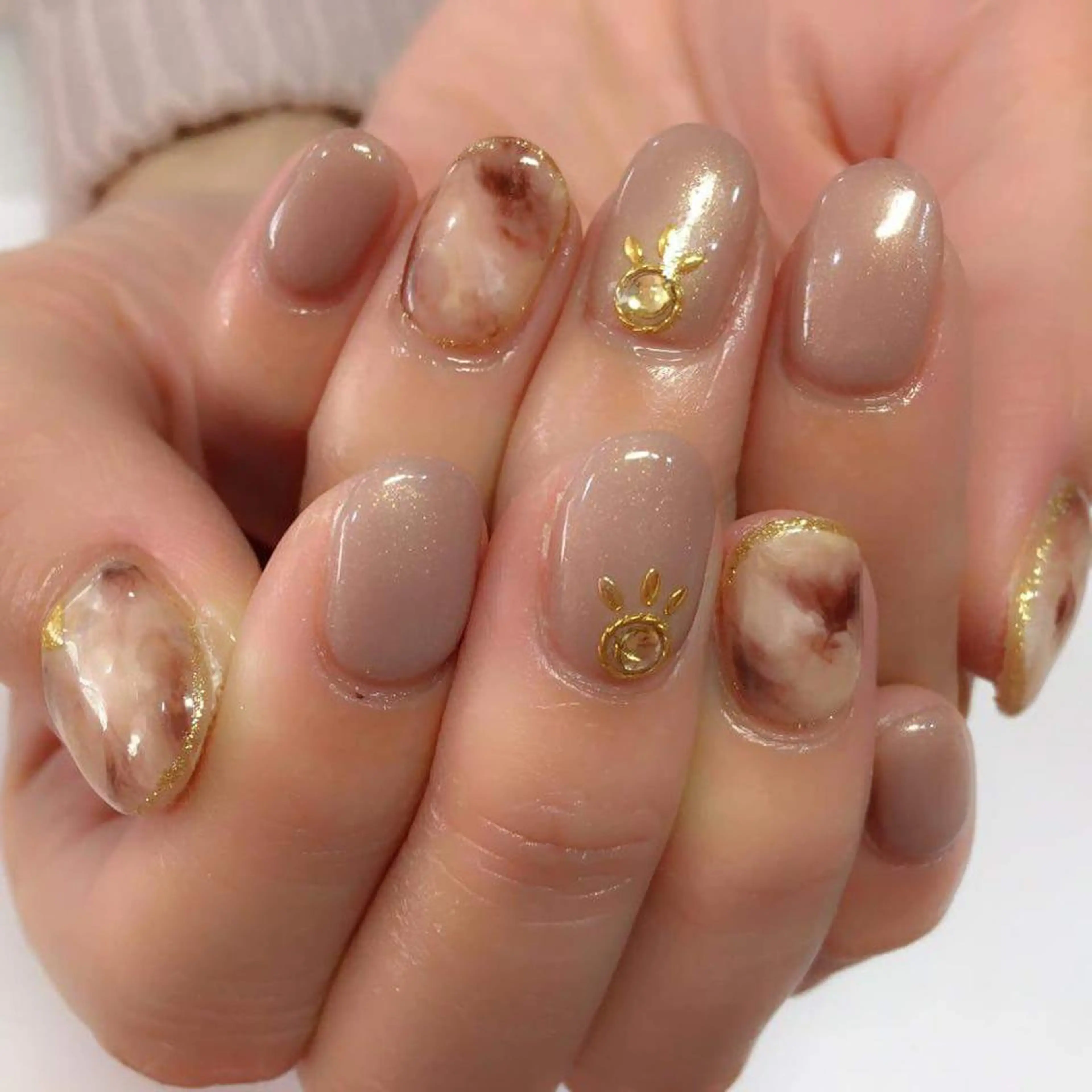 ネイル アートネイル フットネイル 卒業式 ラメ(グリッター) ミラーネイル NAILSGOGO shibuyaのネイルデザイン